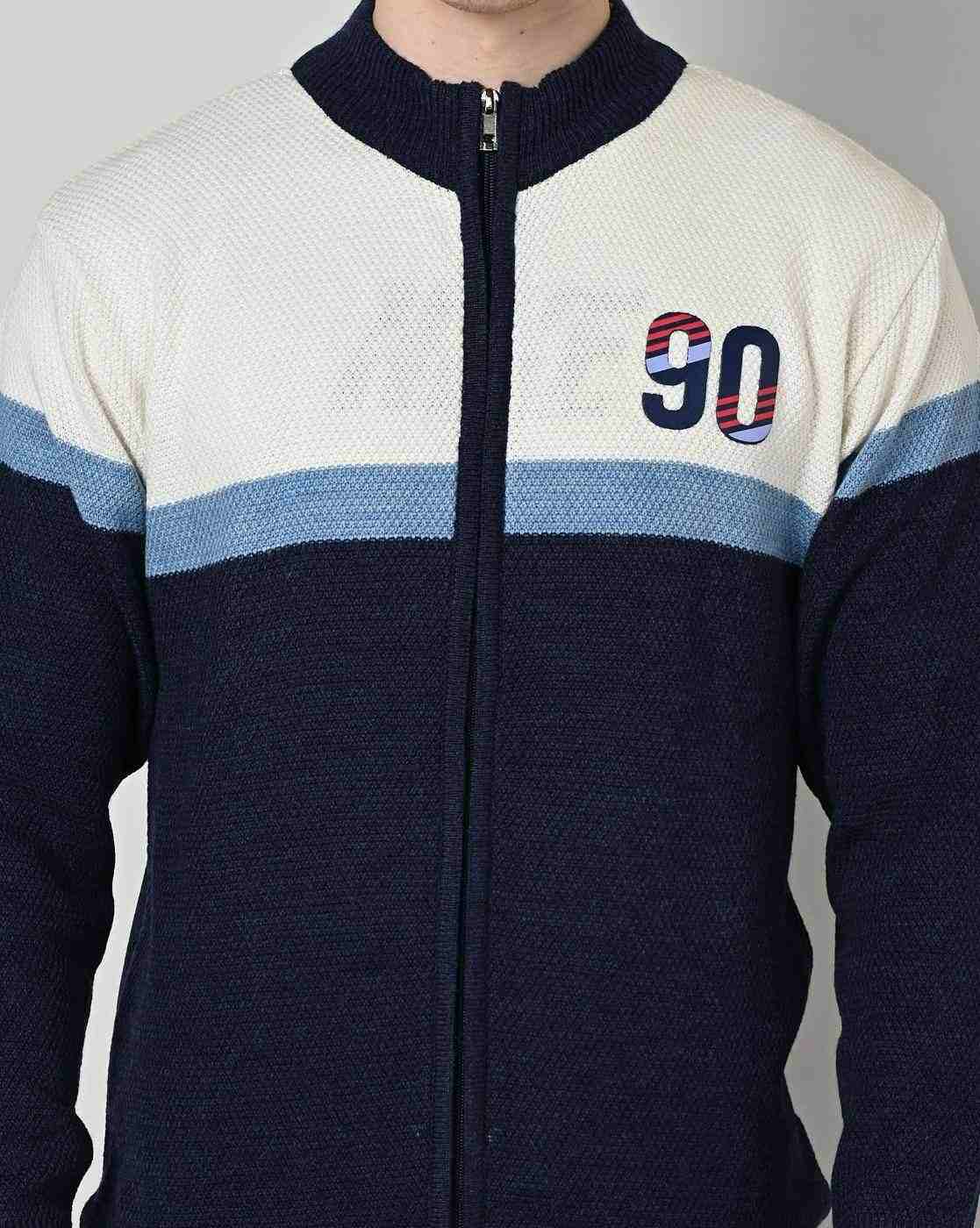 DUKE | Zip-Front Regular Fit Cardigan|3