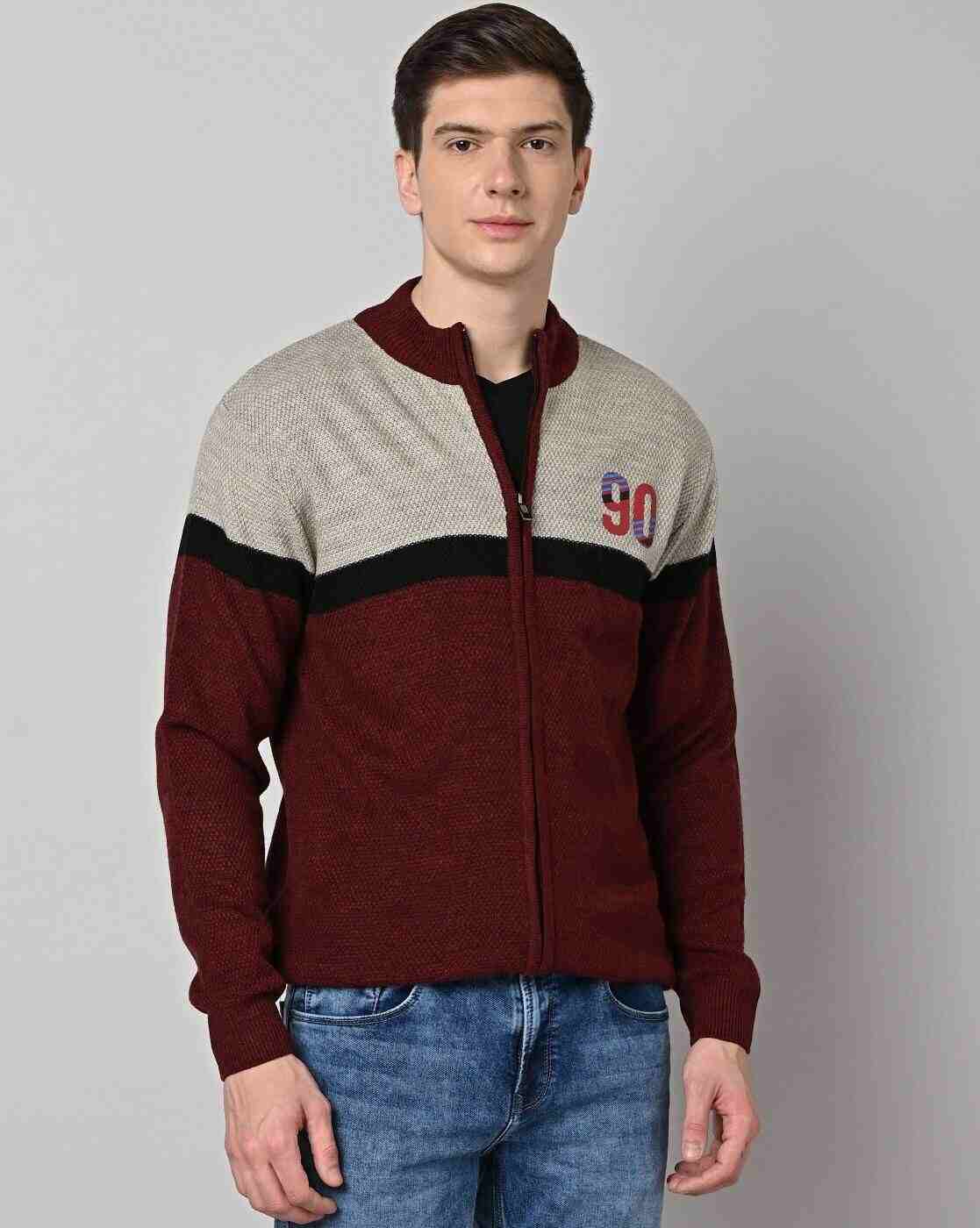 Zip-Front Regular Fit Cardigan