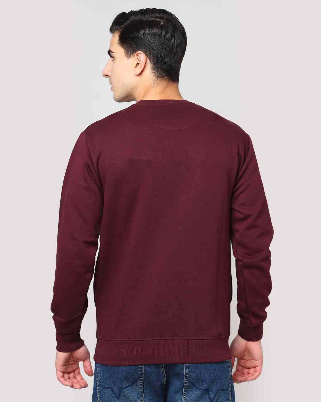 DUKE | Typographic Print Regular Fit Crew-Neck Sweatshirt|2