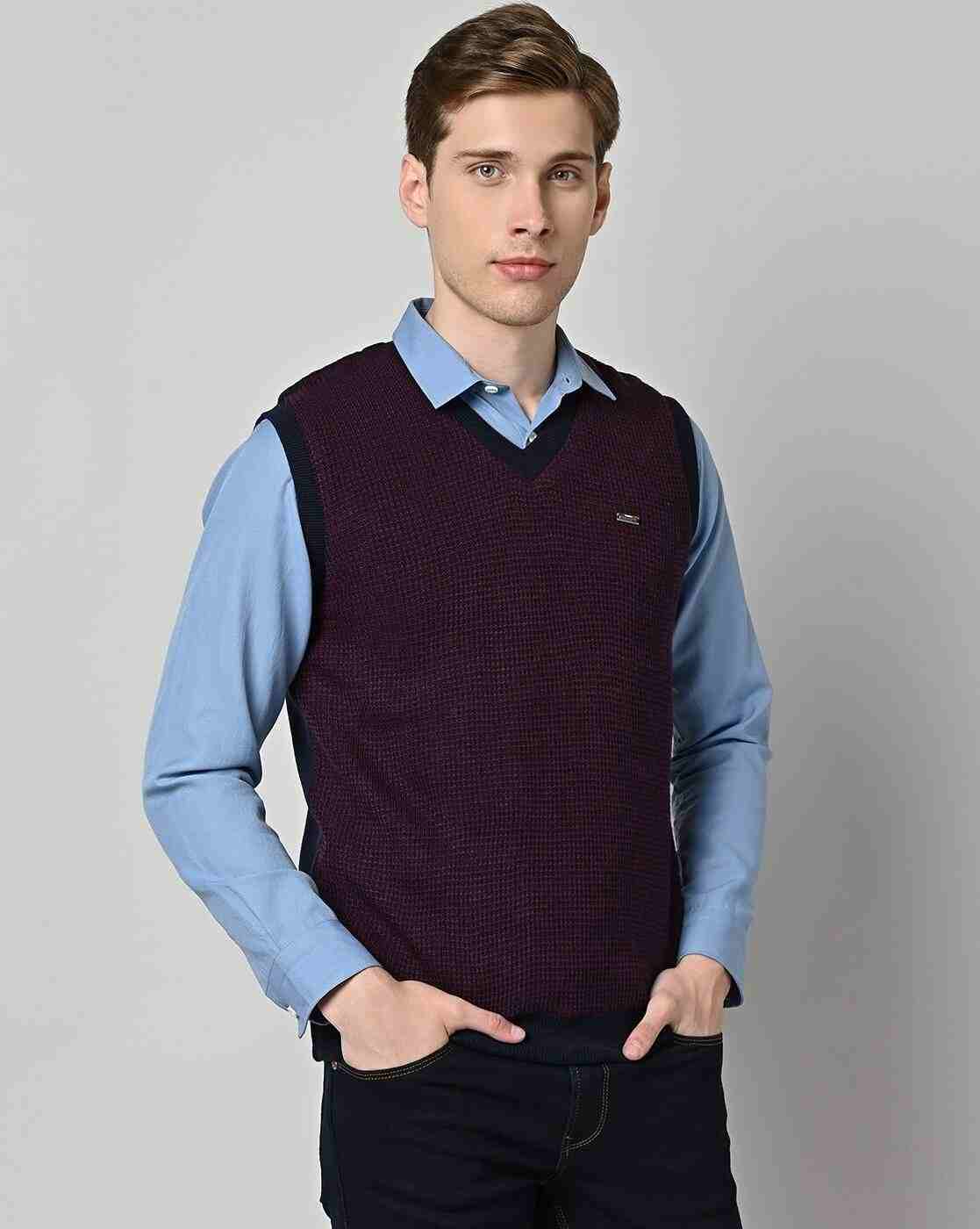 DUKE | Regular Fit V-Neck Sweater|0