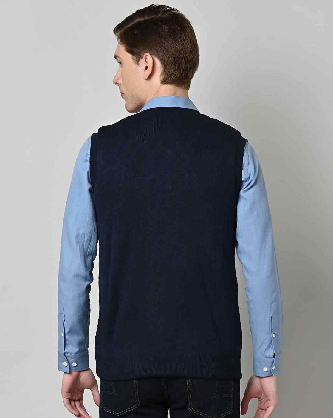 DUKE | Regular Fit V-Neck Sweater|2