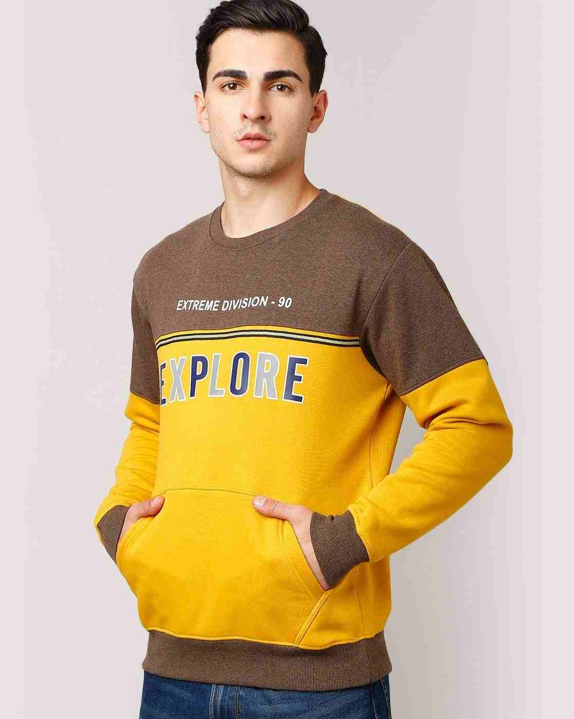 DUKE | Men Typographic Print Regular Fit Sweatshirt|0