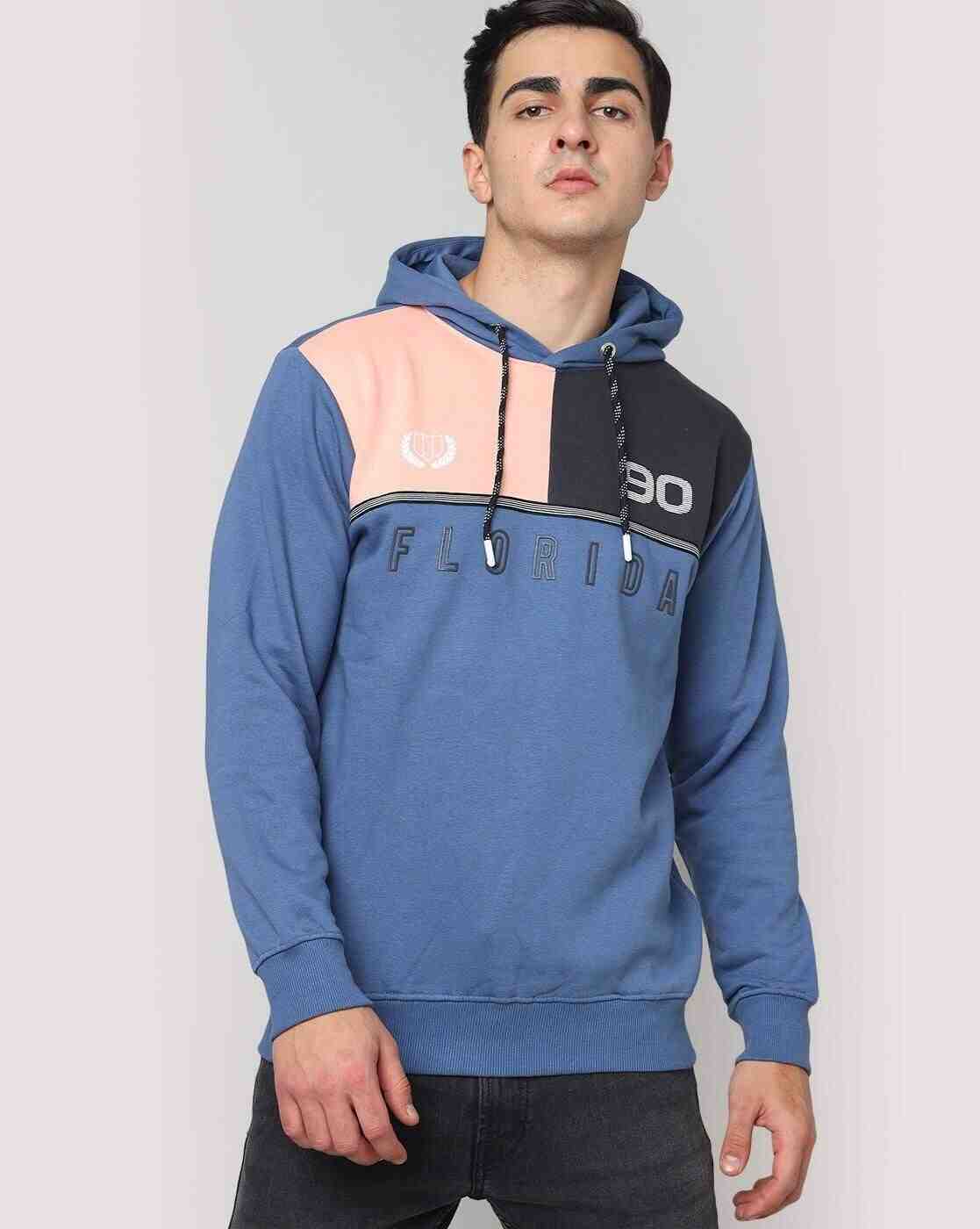 Colourblock Regular Fit Hoodie