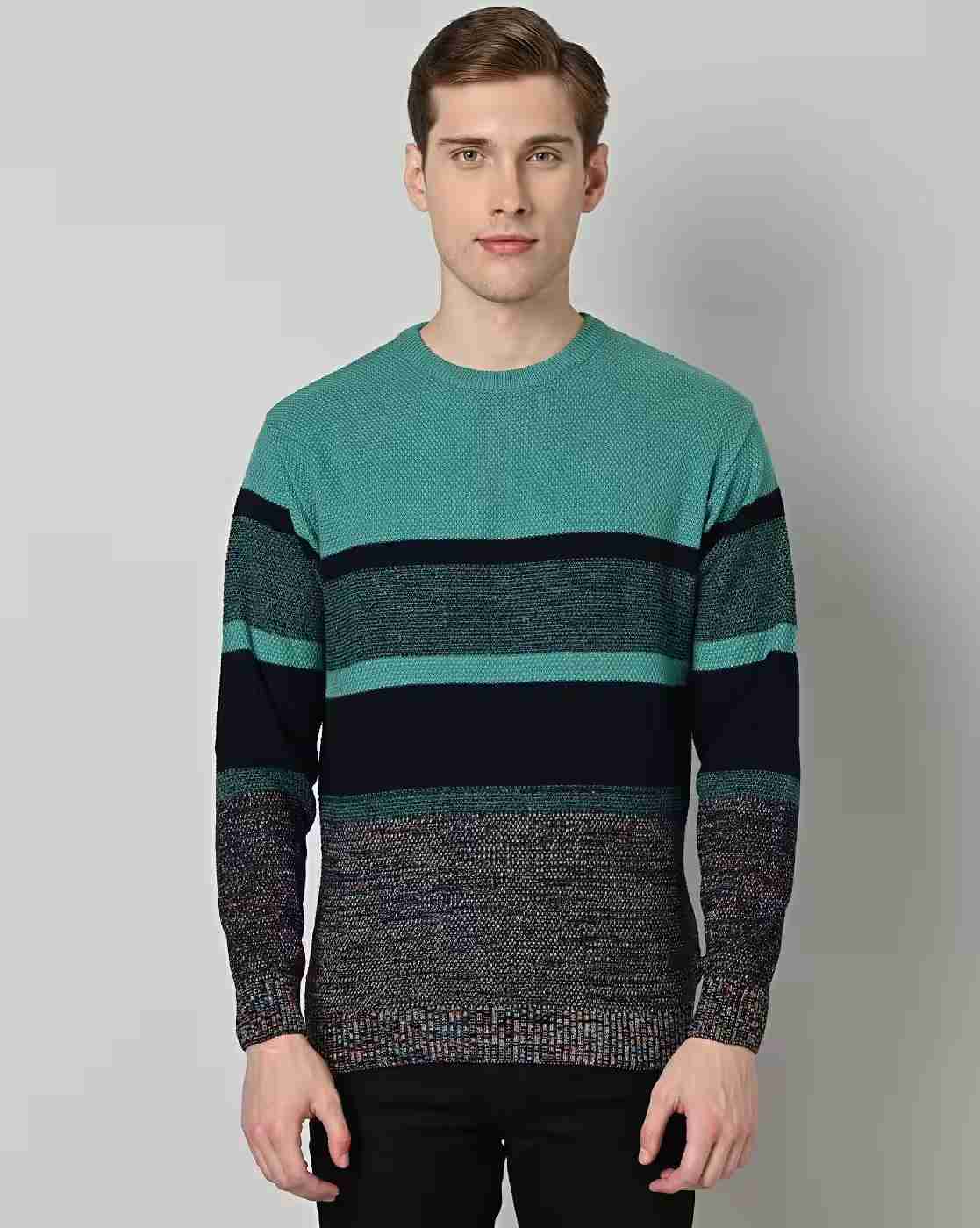DUKE | Striped Regular Fit Pullover|1