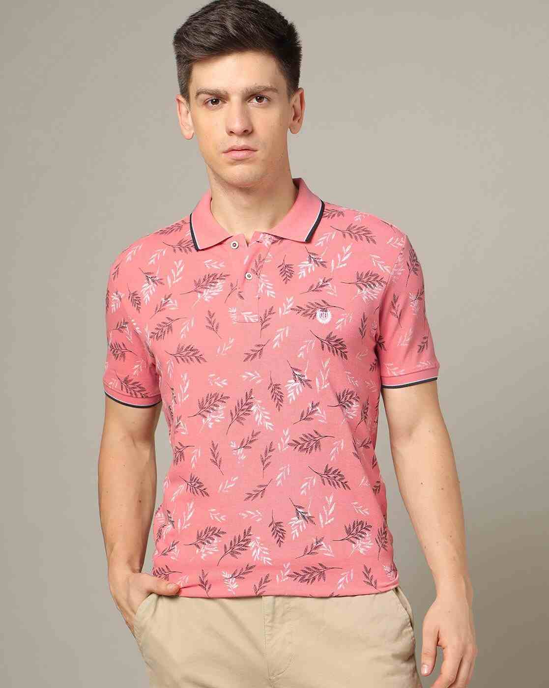 DUKE | Printed Slim Fit Polo T-Shirt|0