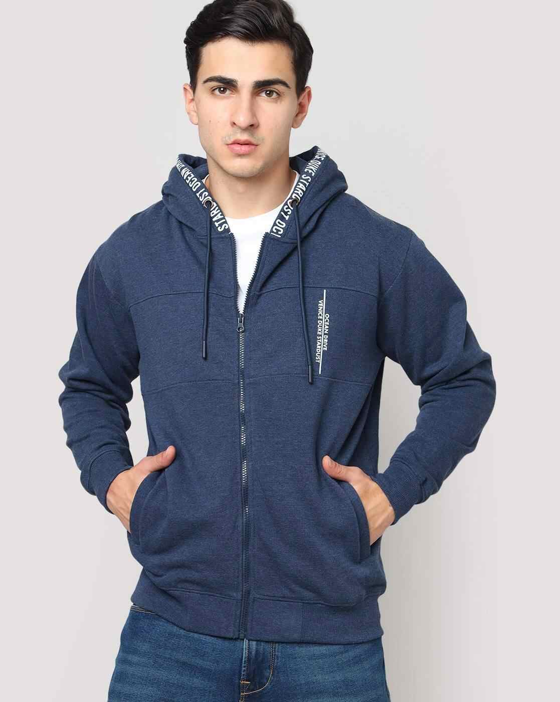 Zip-Front Regular Fit Hoodie