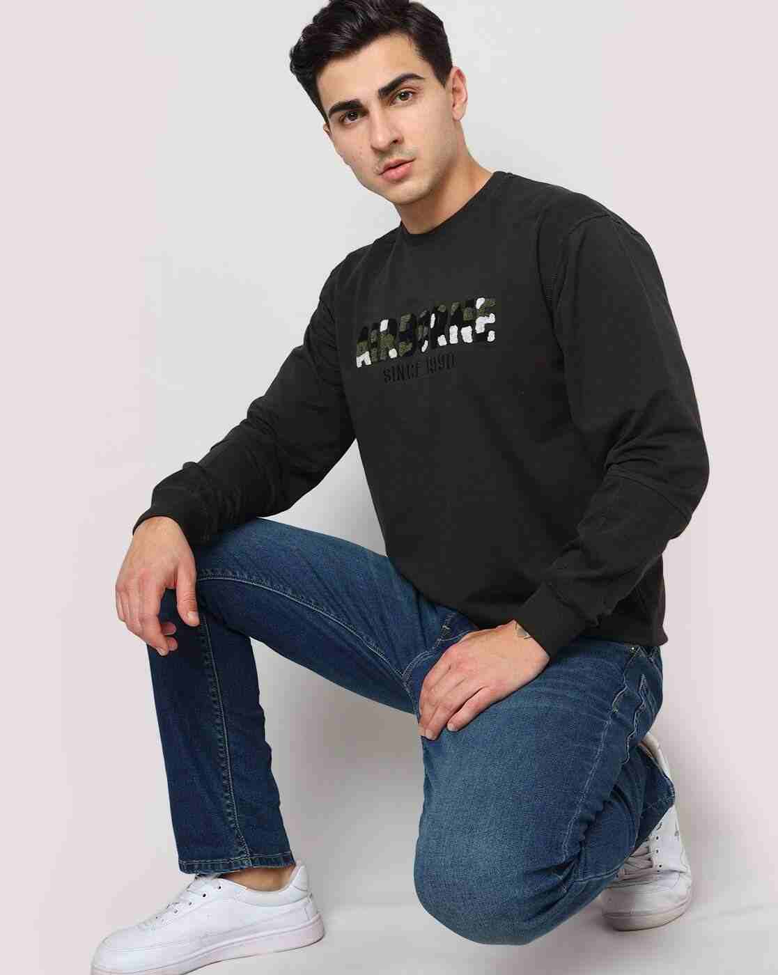 Regular Fit Crew-Neck Sweatshirt