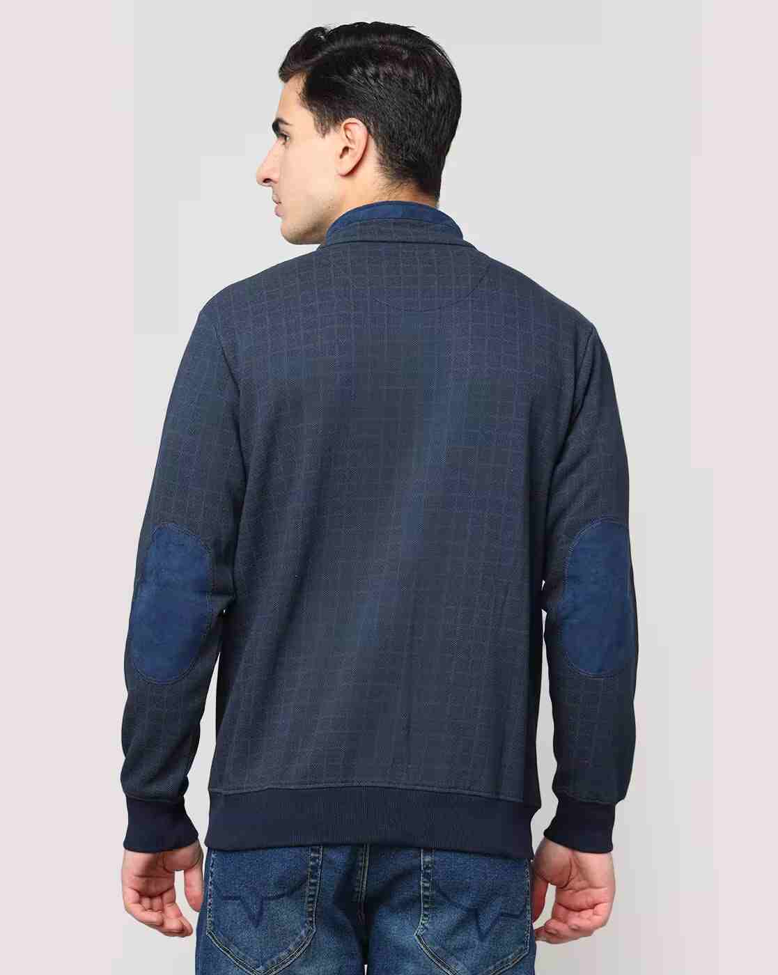 DUKE | Checked Zip-Front Regular Fit Sweatshirt|2