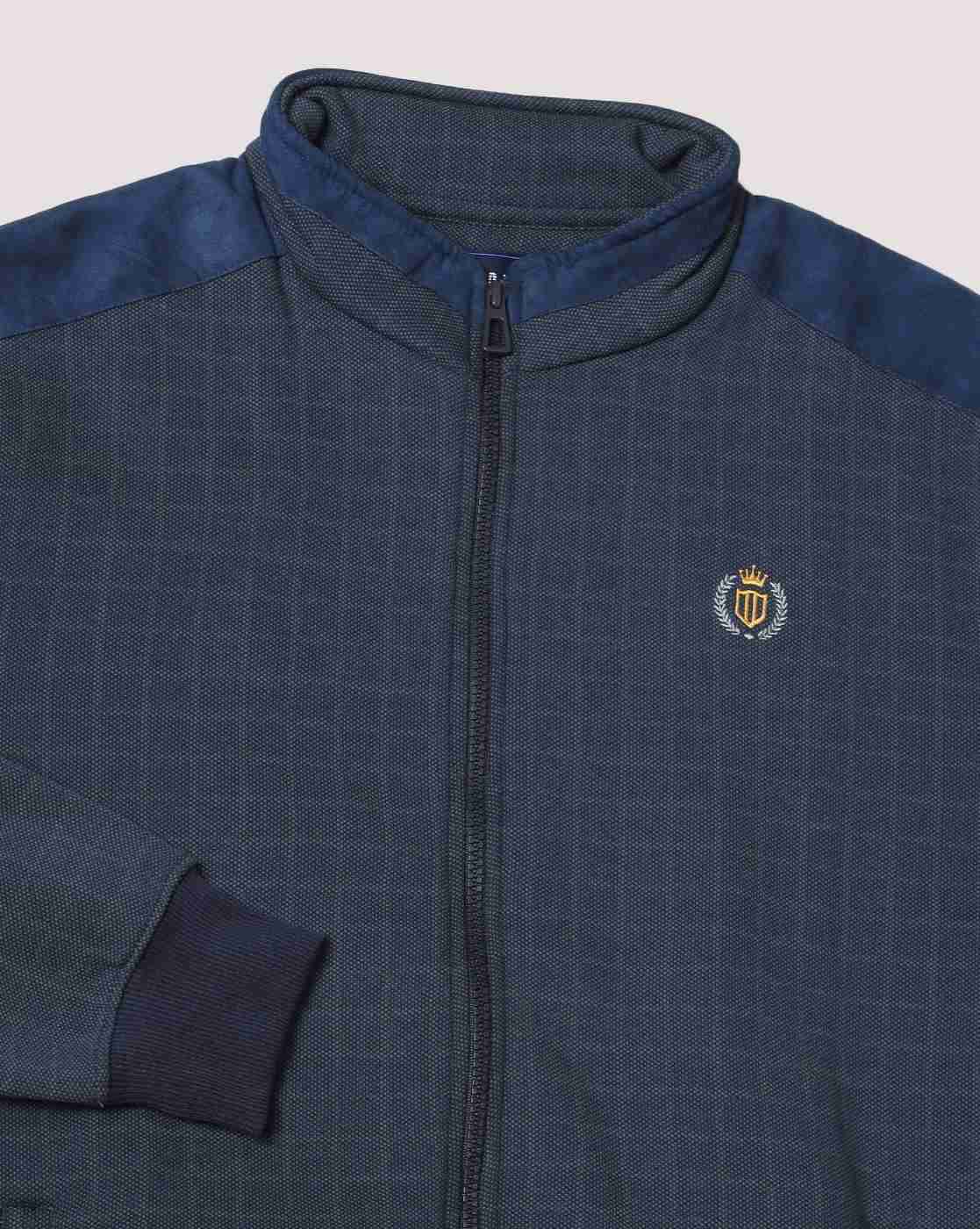 DUKE | Checked Zip-Front Regular Fit Sweatshirt|4