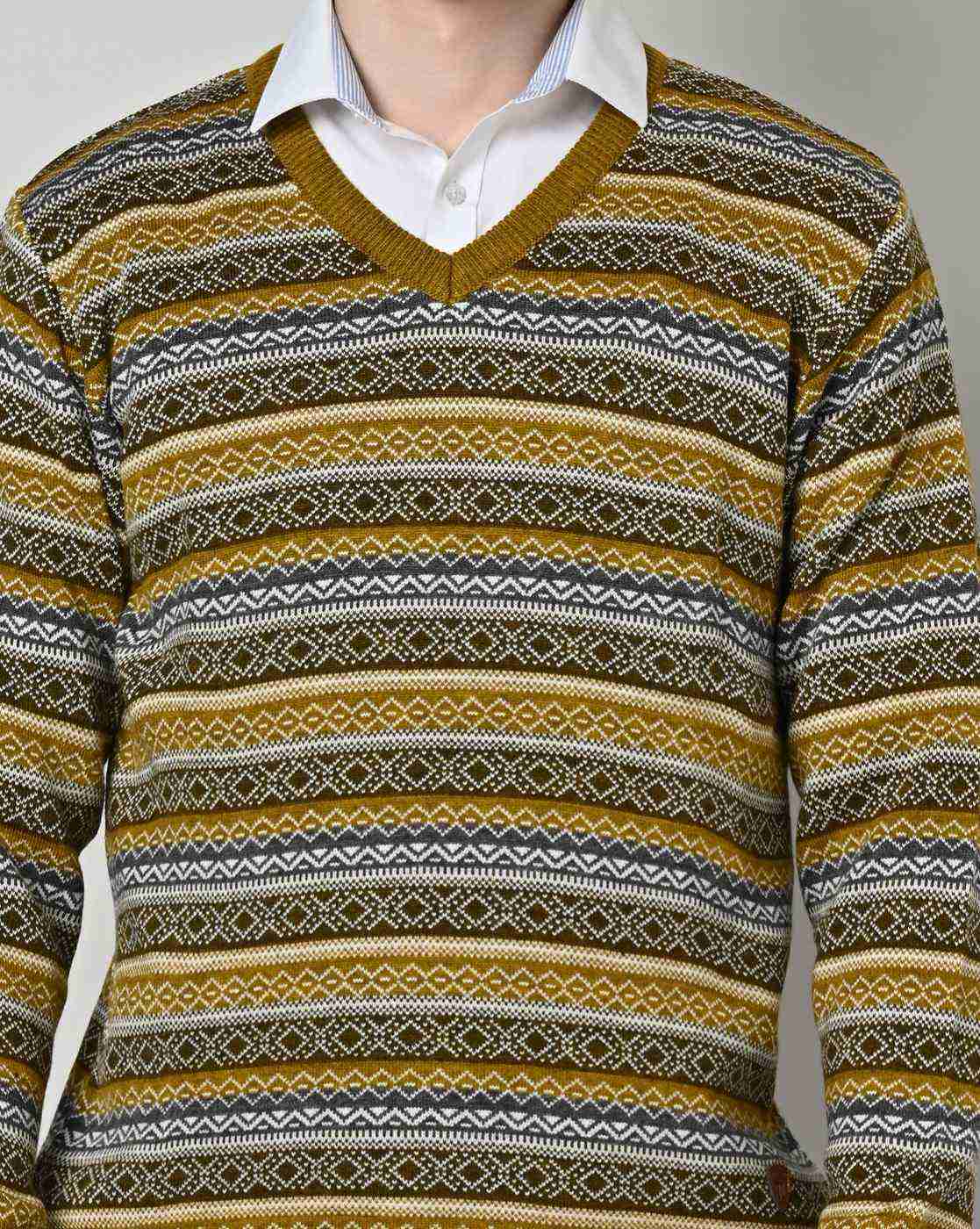 DUKE | Striped Regular Fit Pullover|3