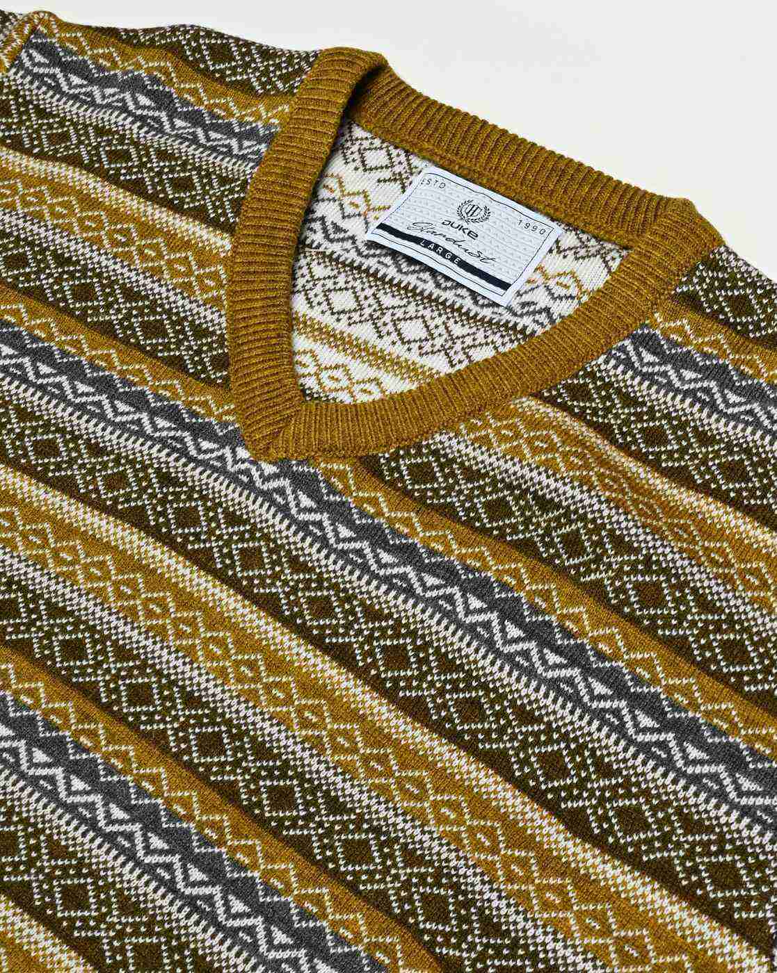 DUKE | Striped Regular Fit Pullover|4