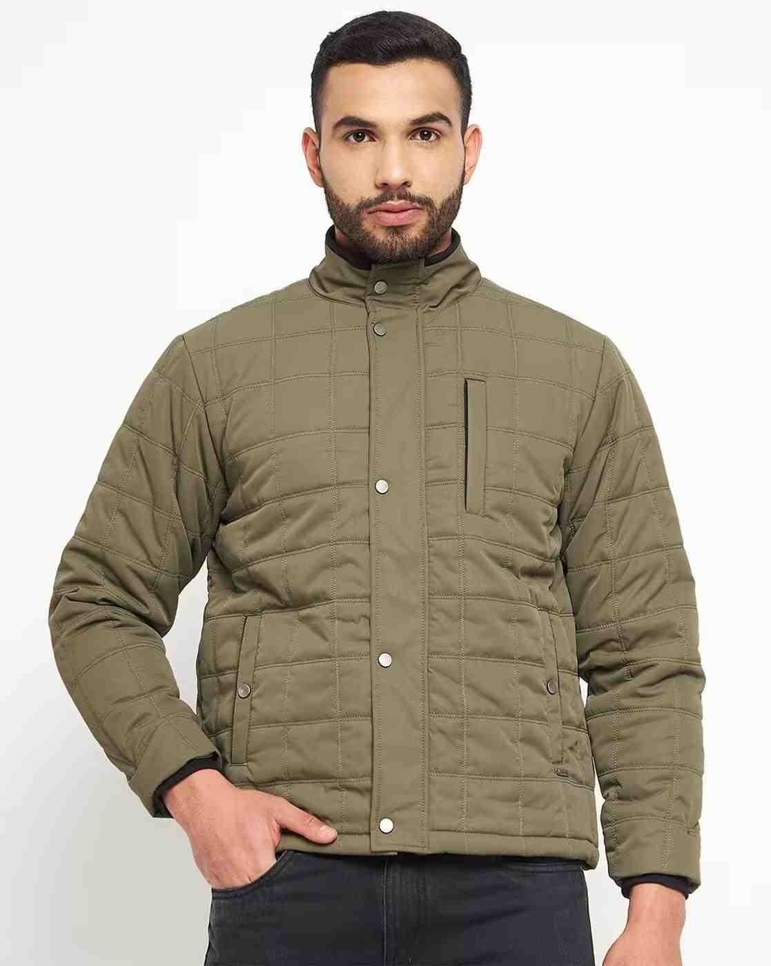 Men Regular Fit Puffer Jacket