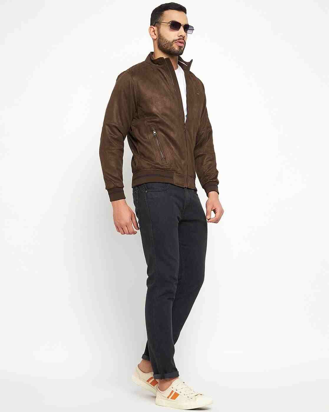 DUKE | Men Slim Fit Biker Jacket|4