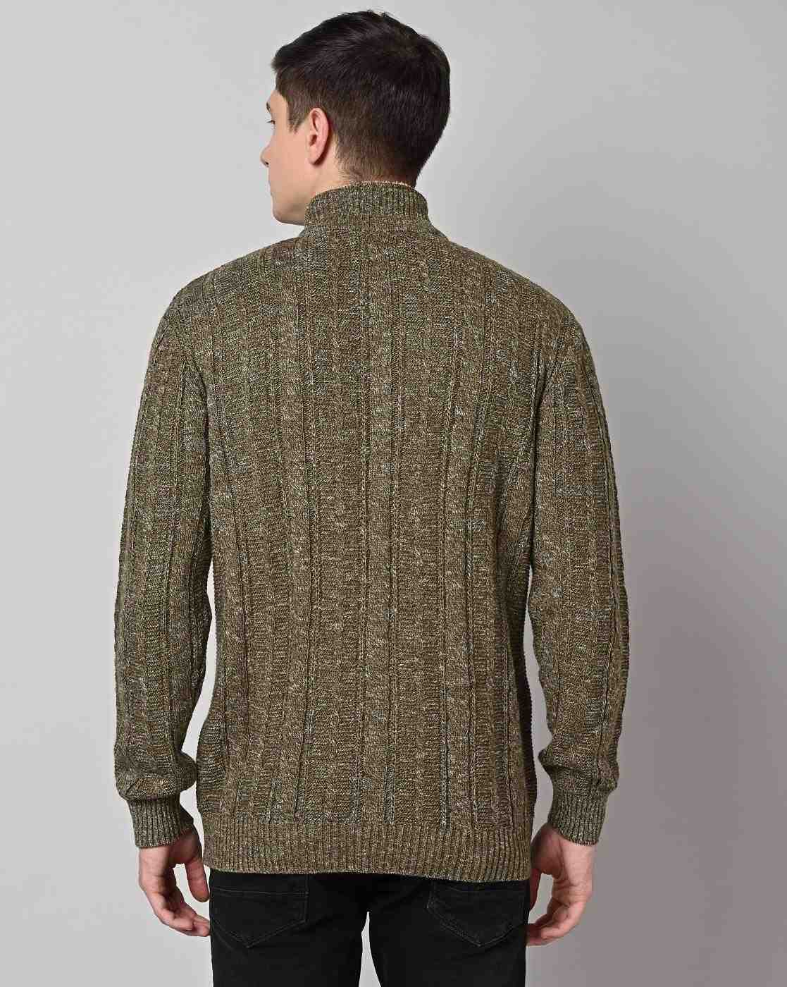 DUKE | Cable Knit Pullover with High-Neck|2