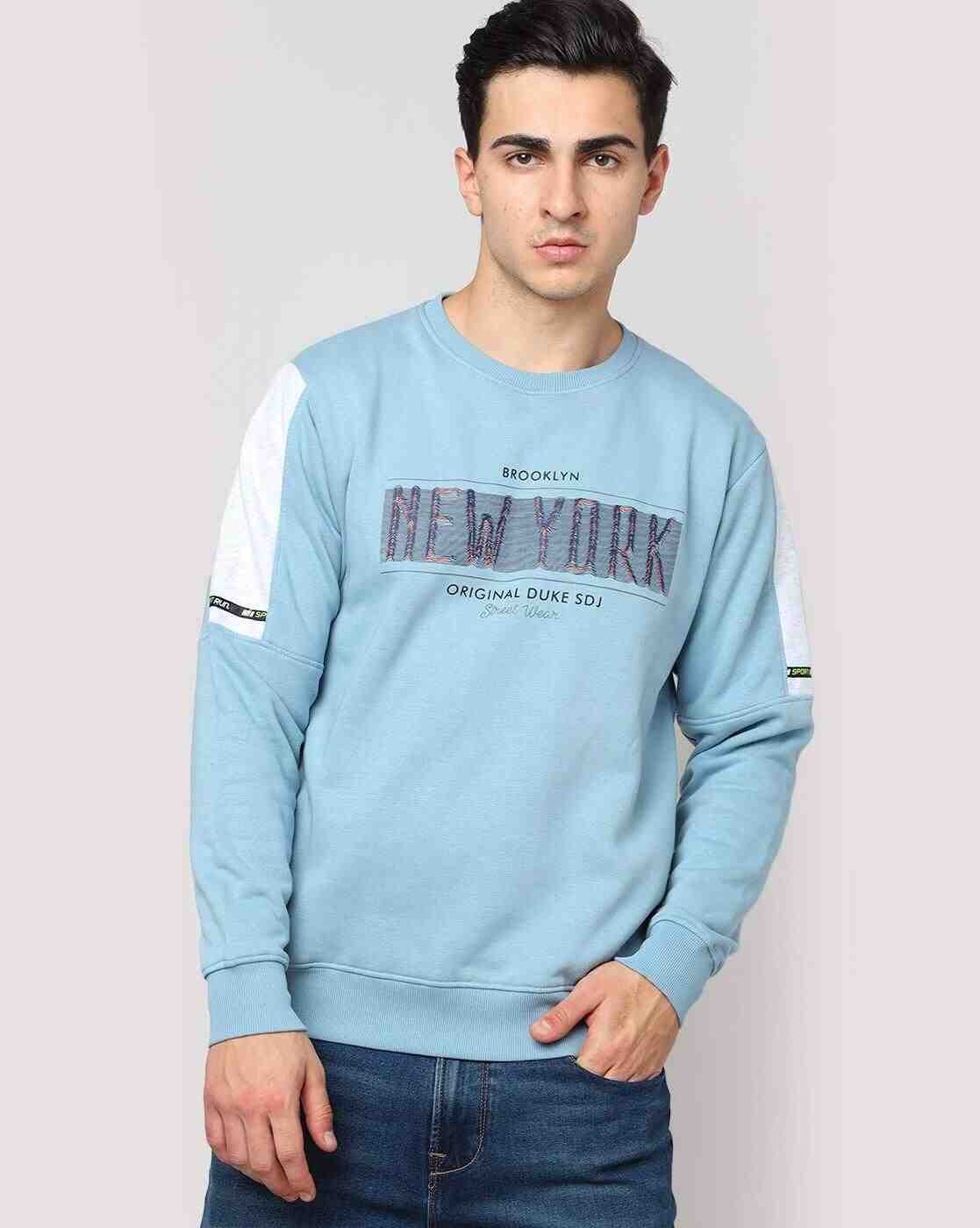 DUKE | Typographic Print Regular Fit Sweatshirt|0
