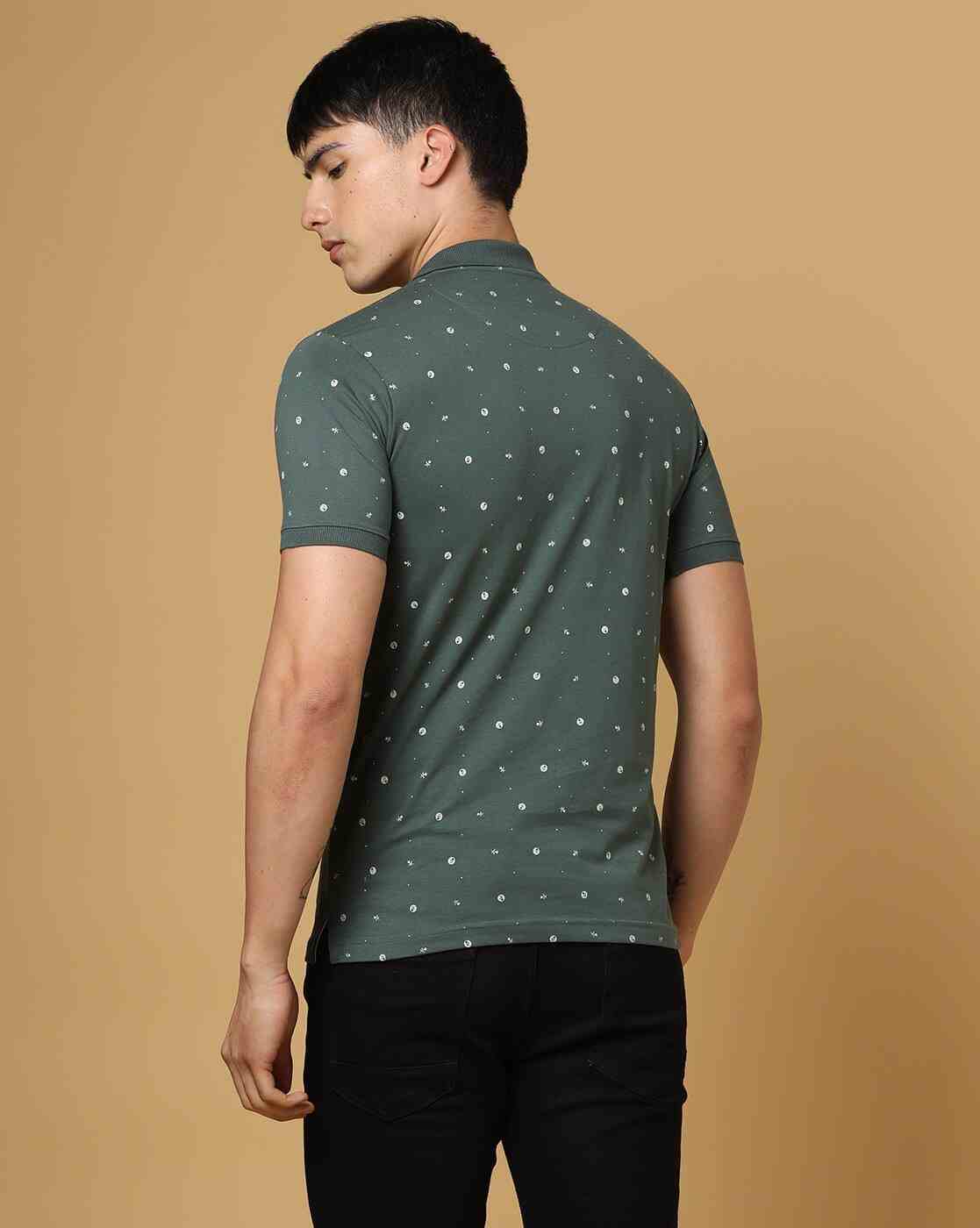 DUKE | Printed Slim Fit Polo T-Shirt|3