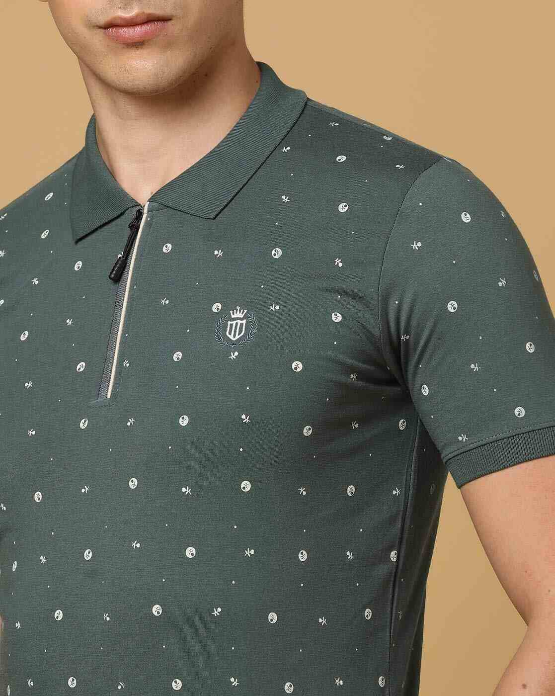 DUKE | Printed Slim Fit Polo T-Shirt|4