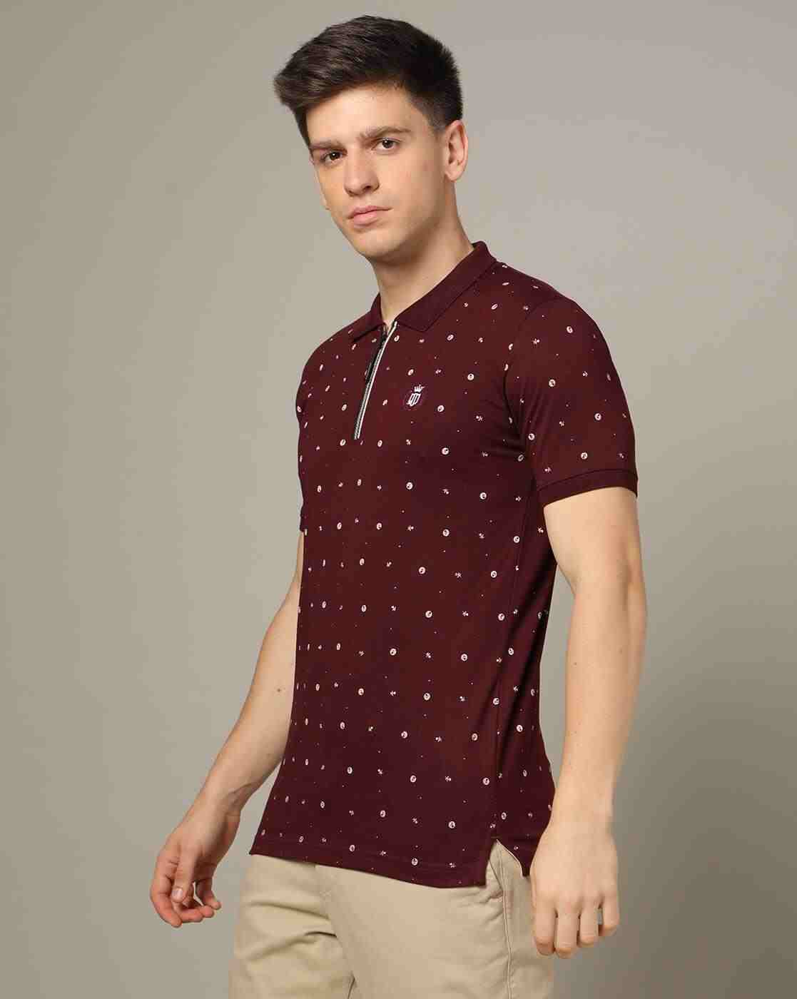 DUKE | Printed Slim Fit Polo T-Shirt|1