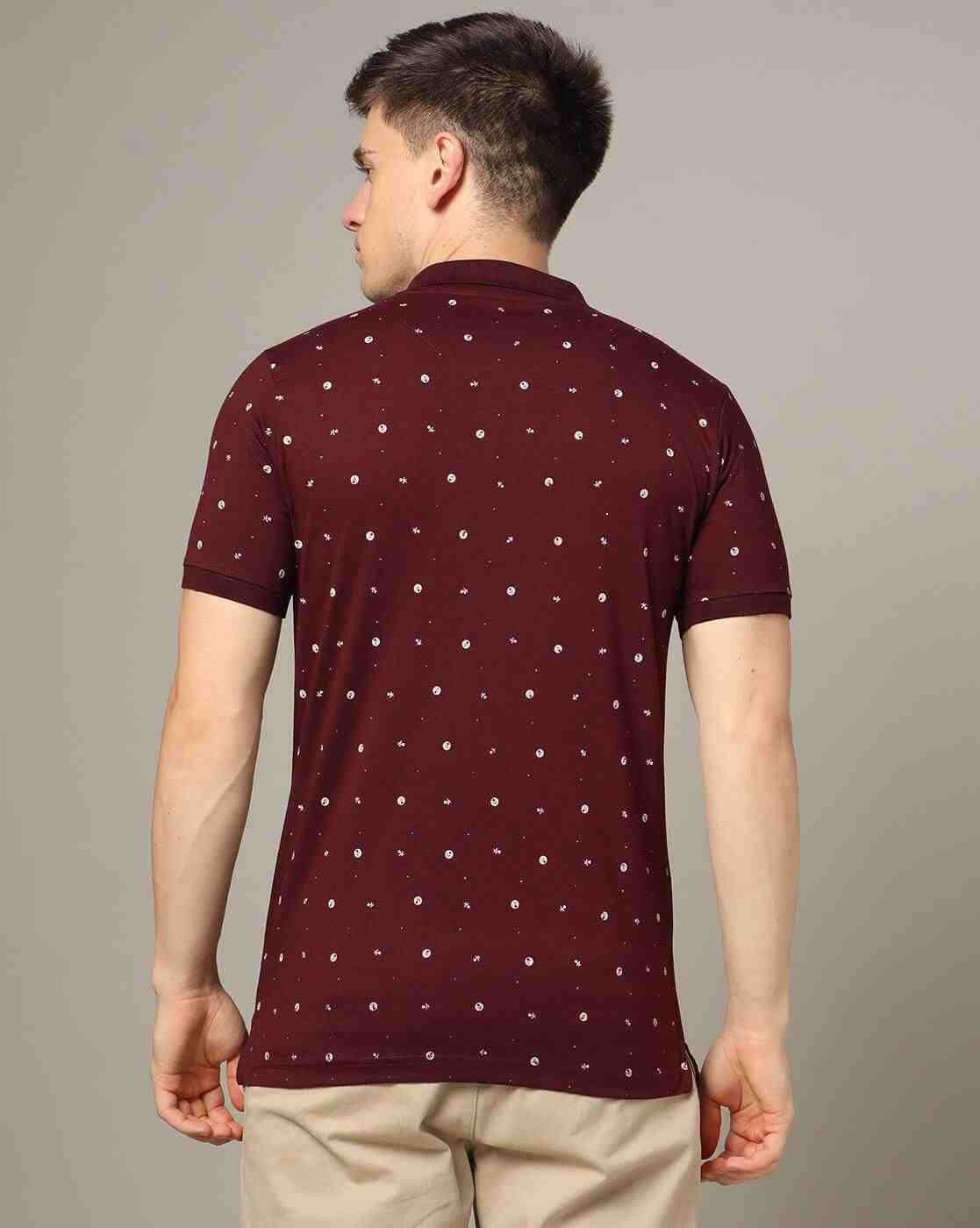 DUKE | Printed Slim Fit Polo T-Shirt|2