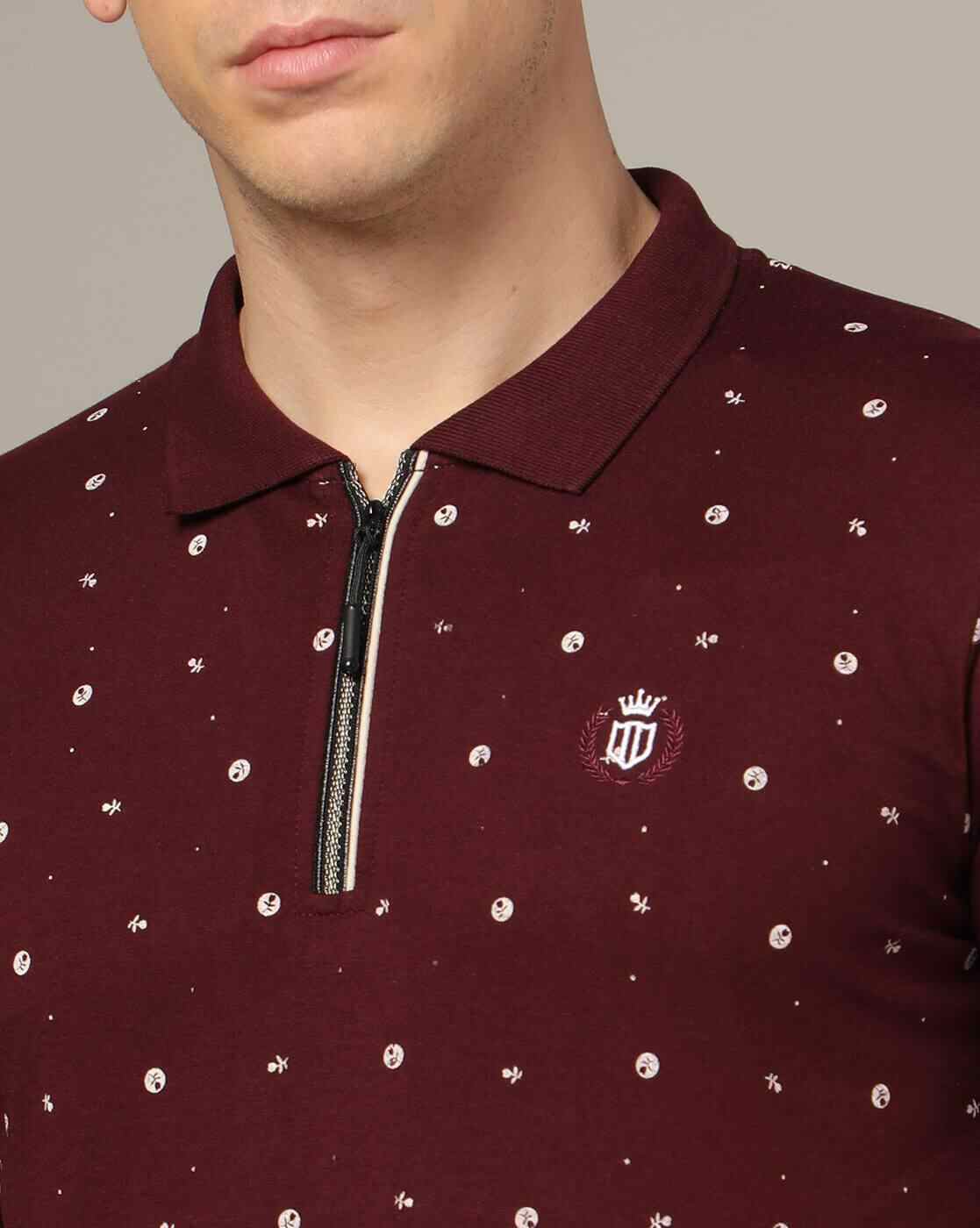DUKE | Printed Slim Fit Polo T-Shirt|3