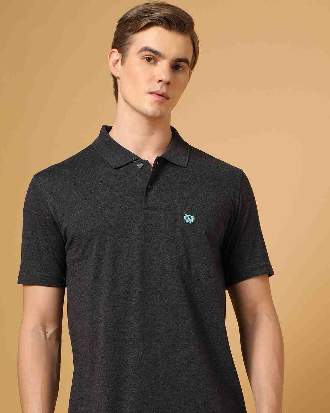 Regular Fit Polo T-Shirt with Patch Pocket