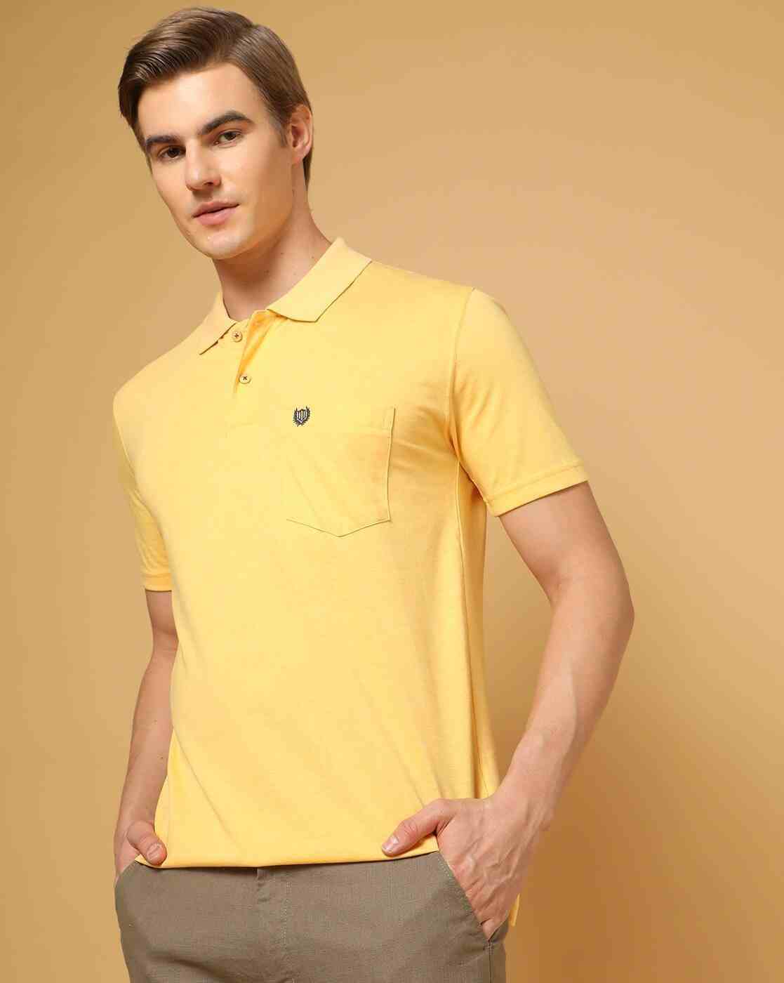 Regular Fit Polo T-Shirt with Patch Pocket