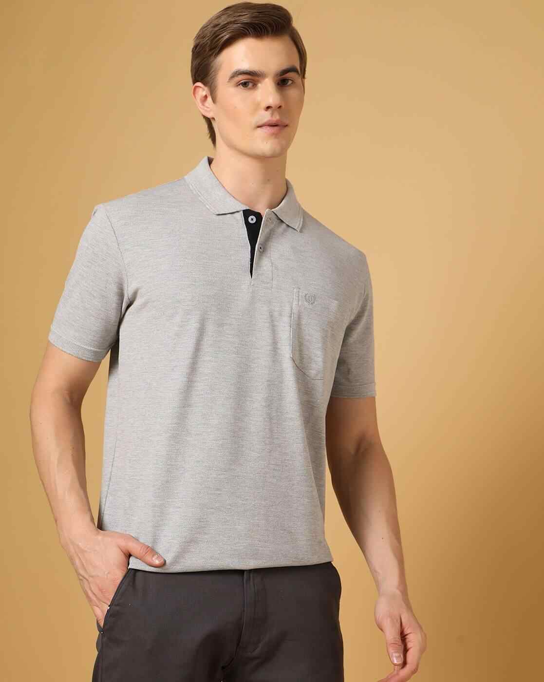 Regular Fit Polo T-Shirt with Patch Pocket