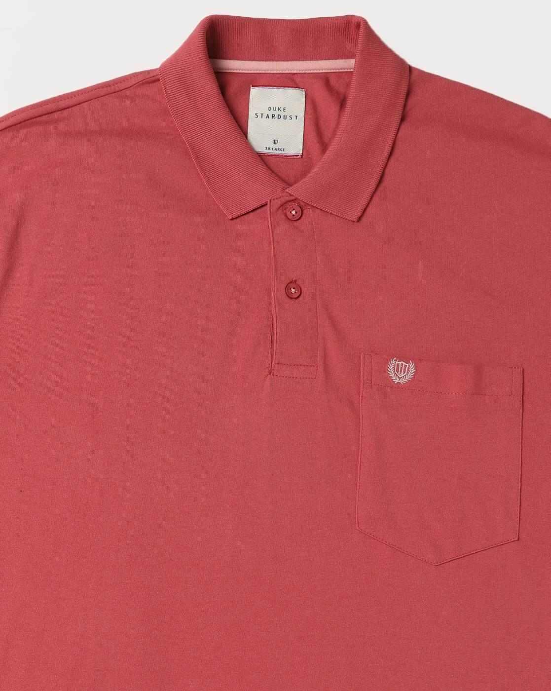 DUKE | Regular Fit Polo T-Shirt with Placement Logo|3