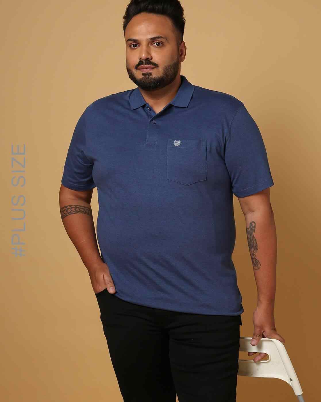 Regular Fit Polo T-Shirt with Placement Logo