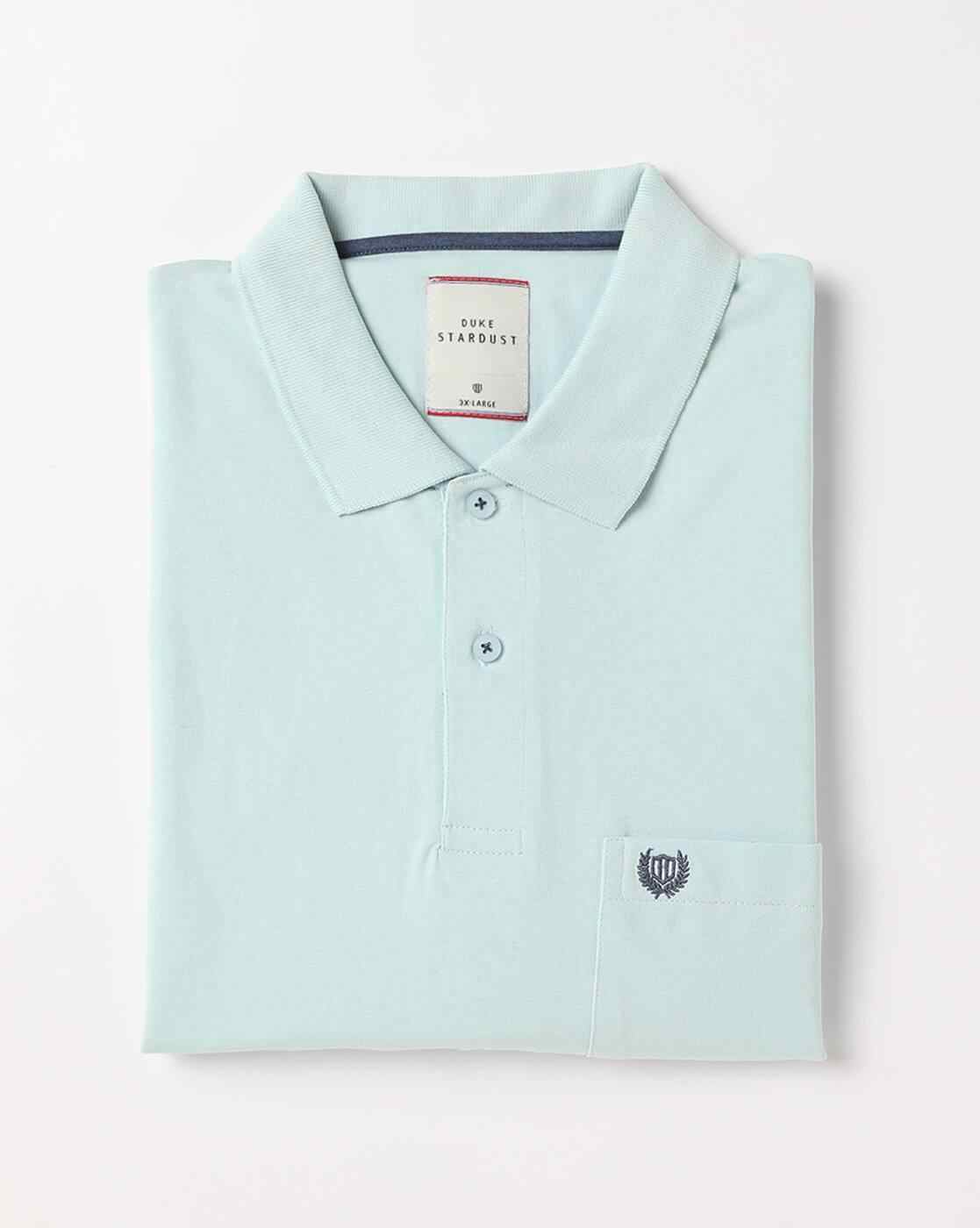DUKE | Regular Fit Polo T-Shirt with Placement Logo|2