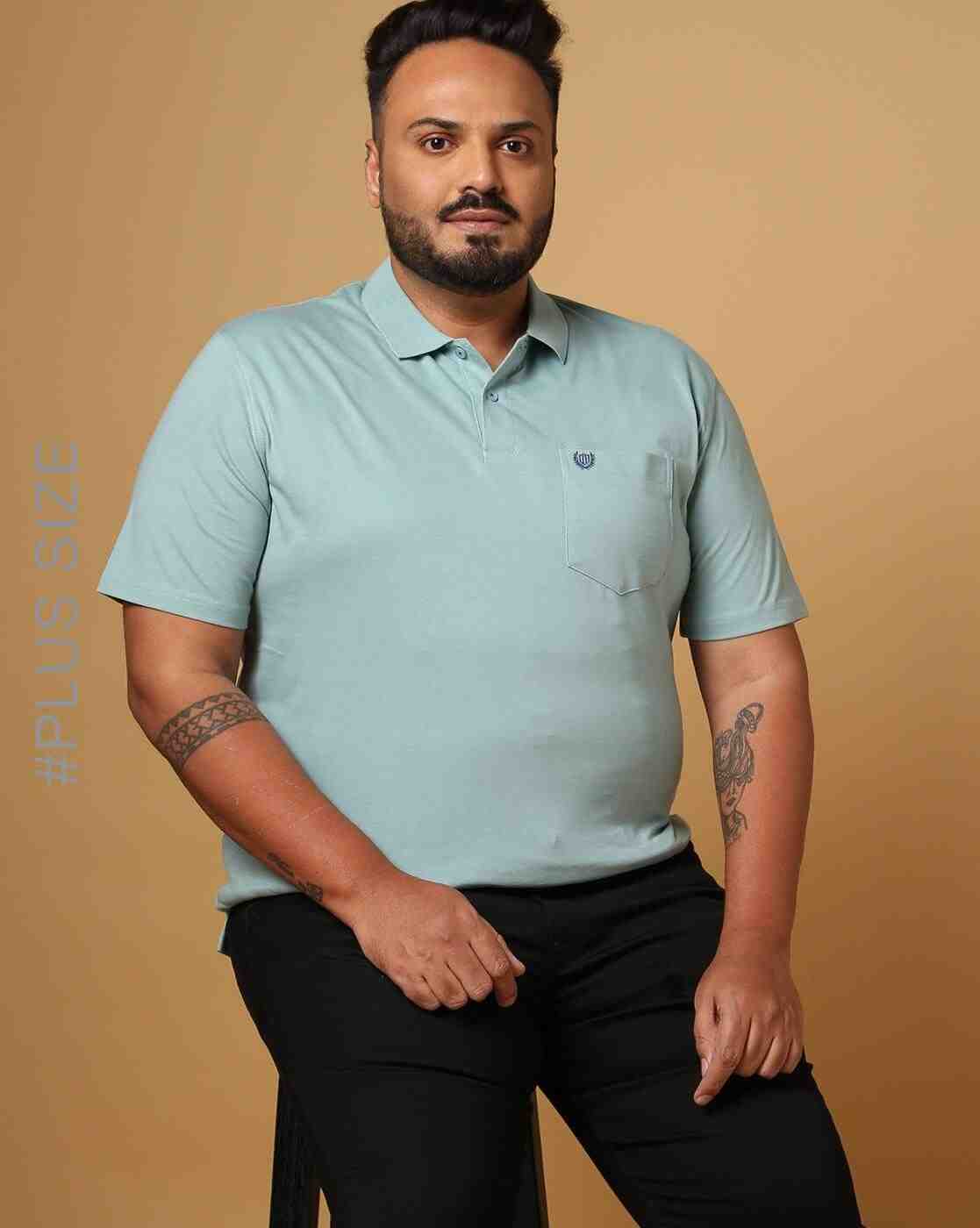 Regular Fit Polo T-Shirt with Placement Logo