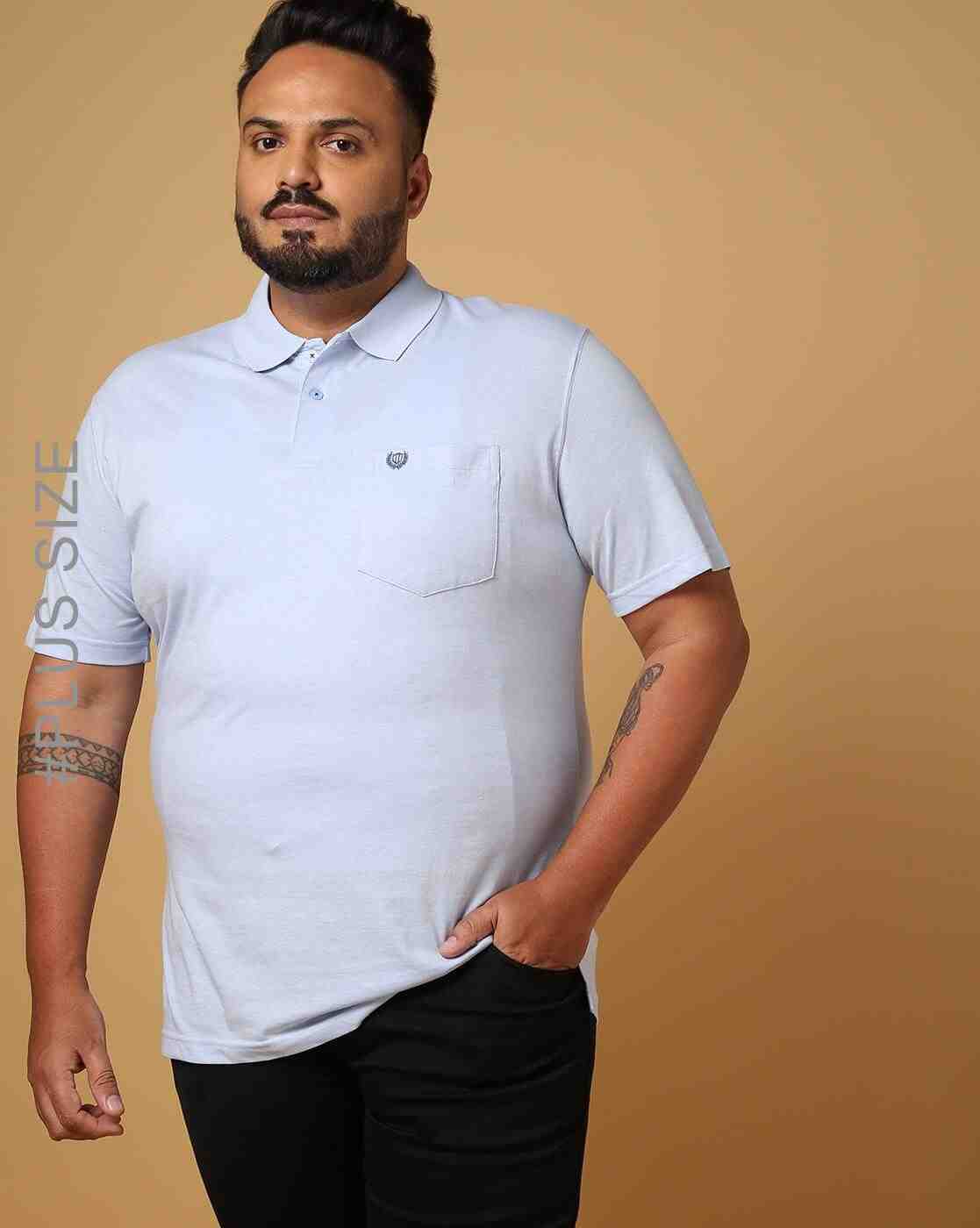 Regular Fit Polo T-Shirt with Placement Logo