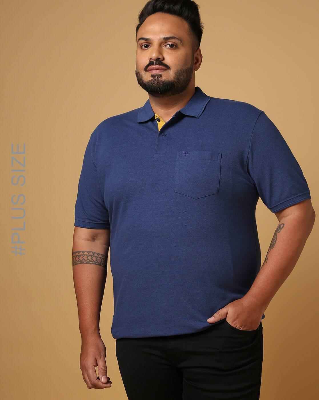 Regular Fit Polo T-Shirt with Spread Collar
