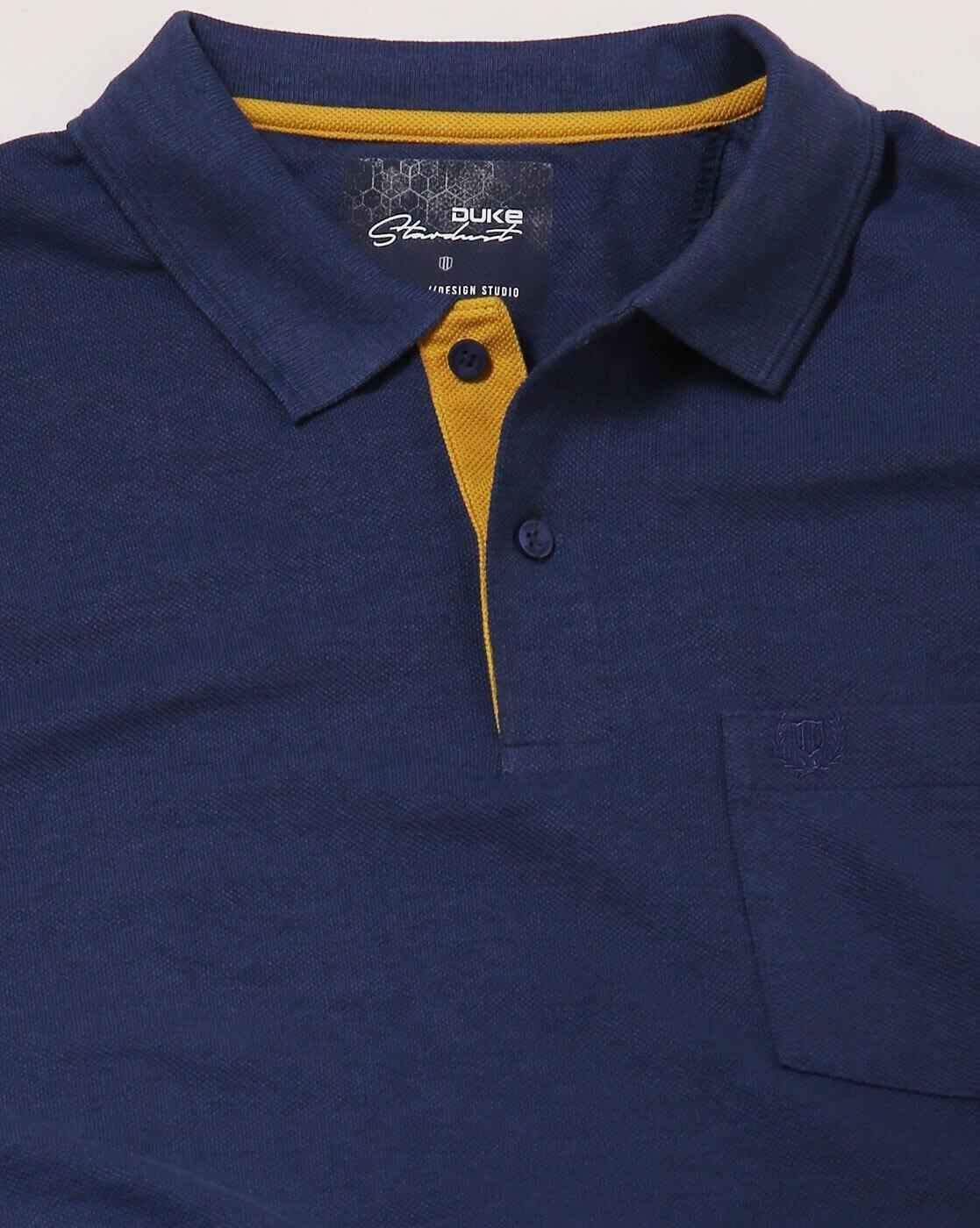 DUKE | Regular Fit Polo T-Shirt with Spread Collar|4