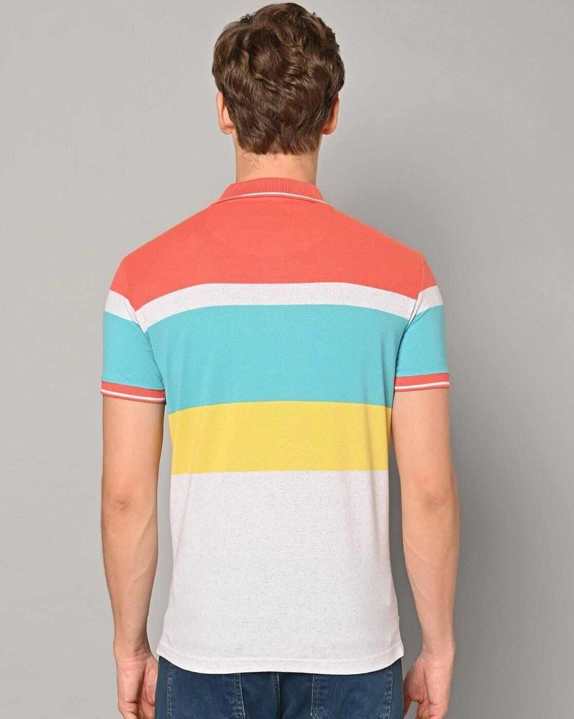 DUKE | Striped Slim Fit Polo T-Shirt|2
