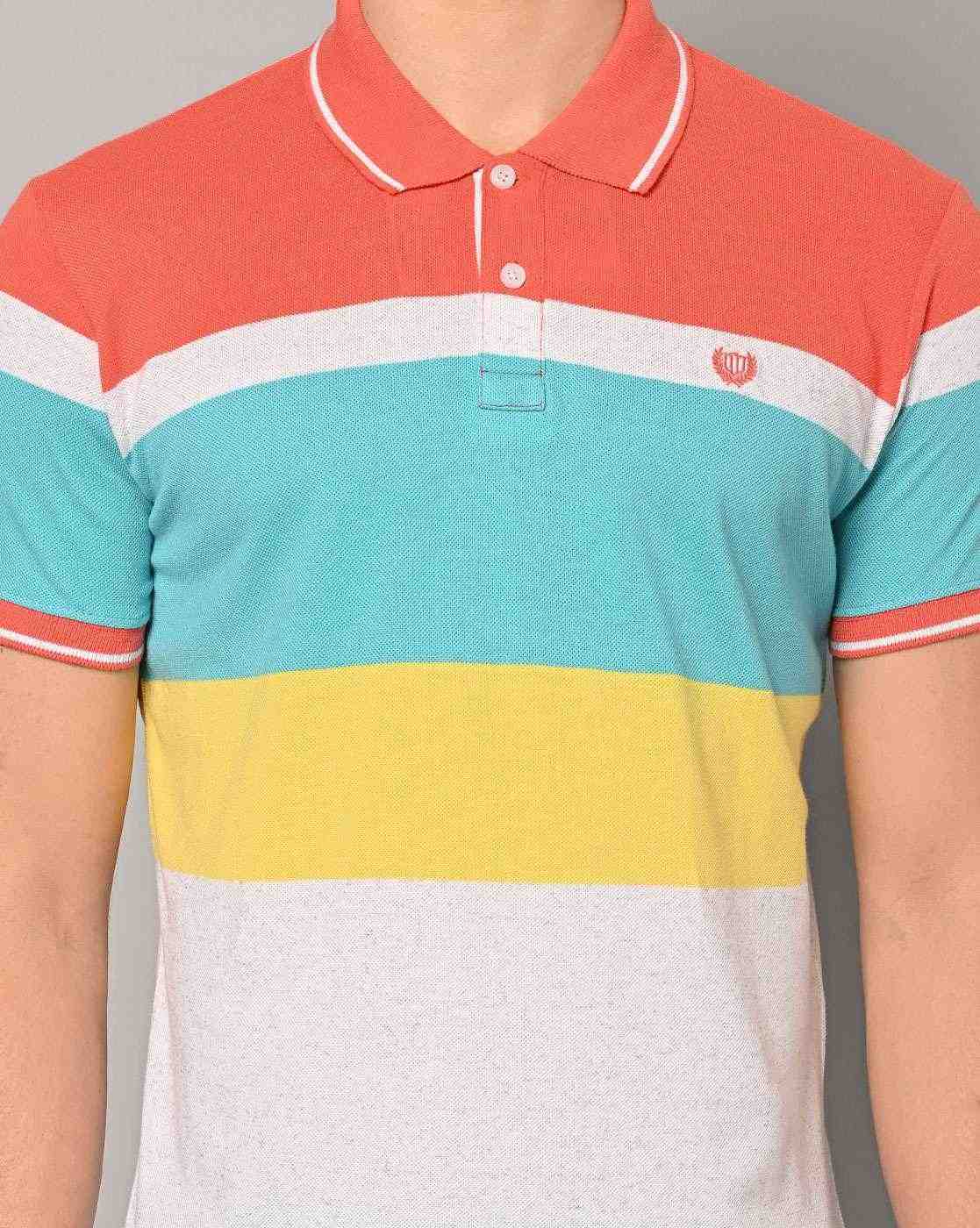 DUKE | Striped Slim Fit Polo T-Shirt|3