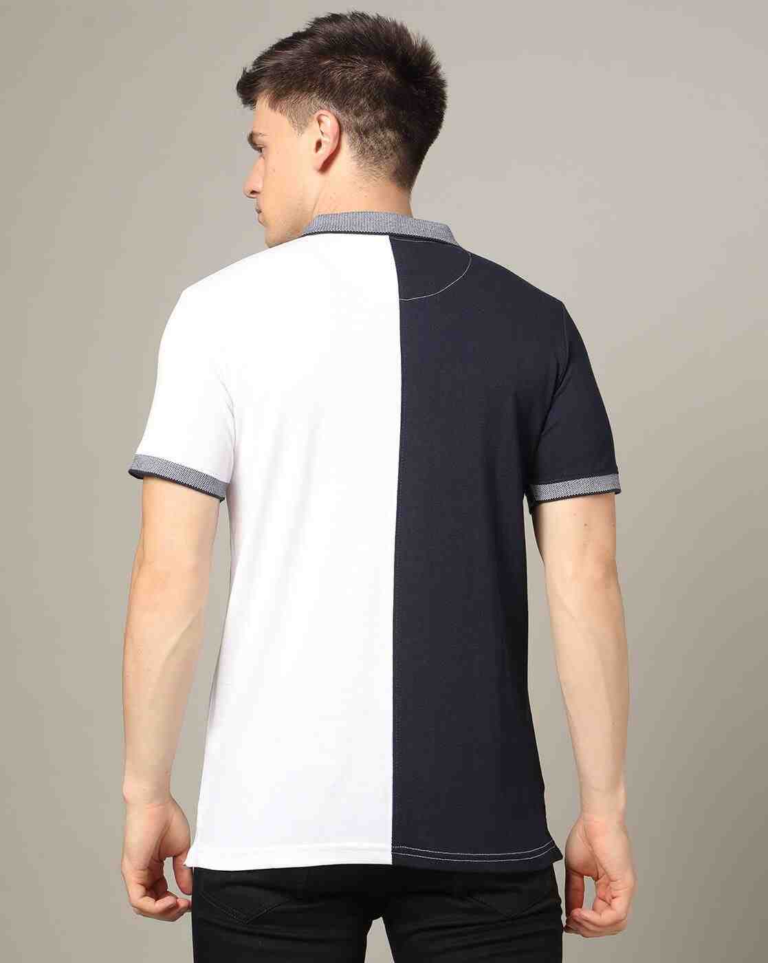 DUKE | Colourblock Slim Fit Polo T-Shirt|2