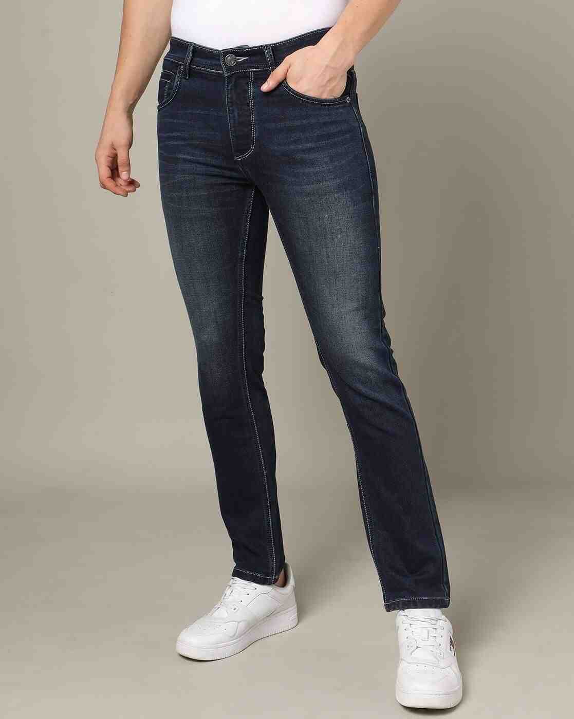 DUKE | Men Mid-Wash Slim Fit Jeans|0