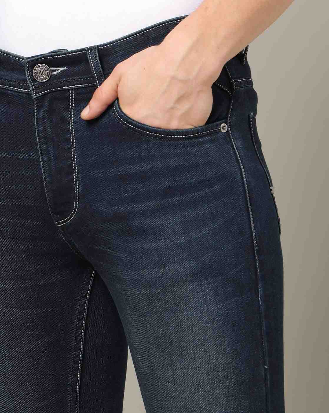 DUKE | Men Mid-Wash Slim Fit Jeans|3