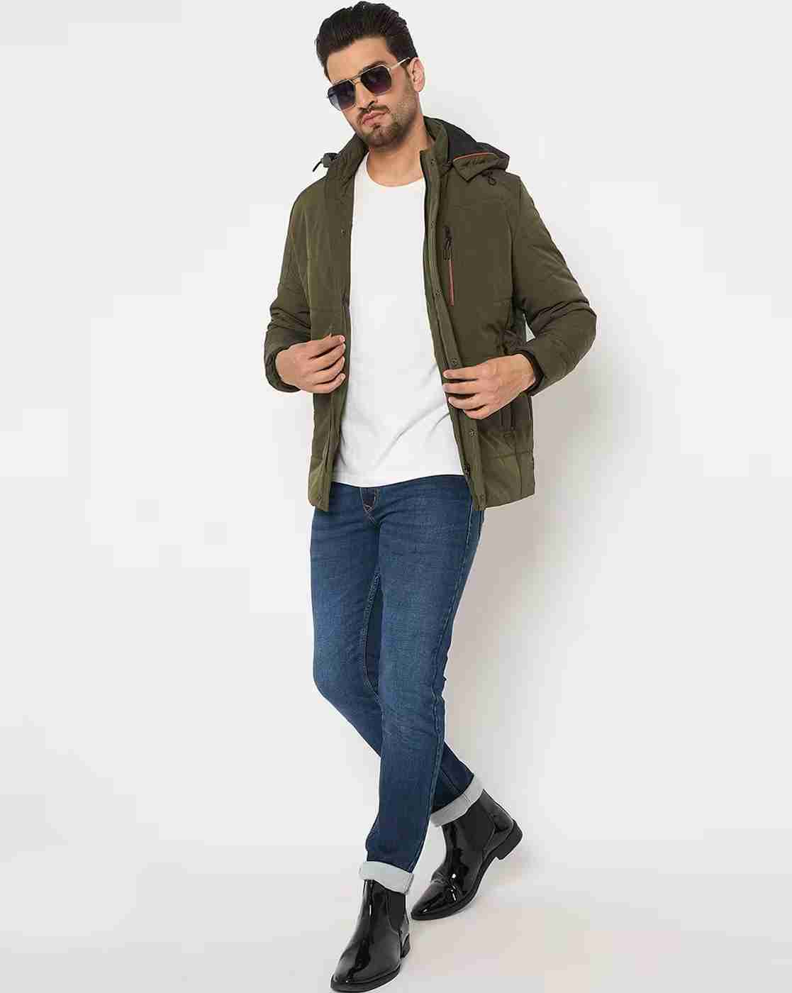 DUKE | Men Regular Fir Zip-Front Puffer Jacket with Detachable Hood|6