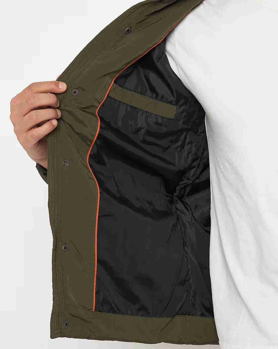 DUKE | Men Regular Fir Zip-Front Puffer Jacket with Detachable Hood|8