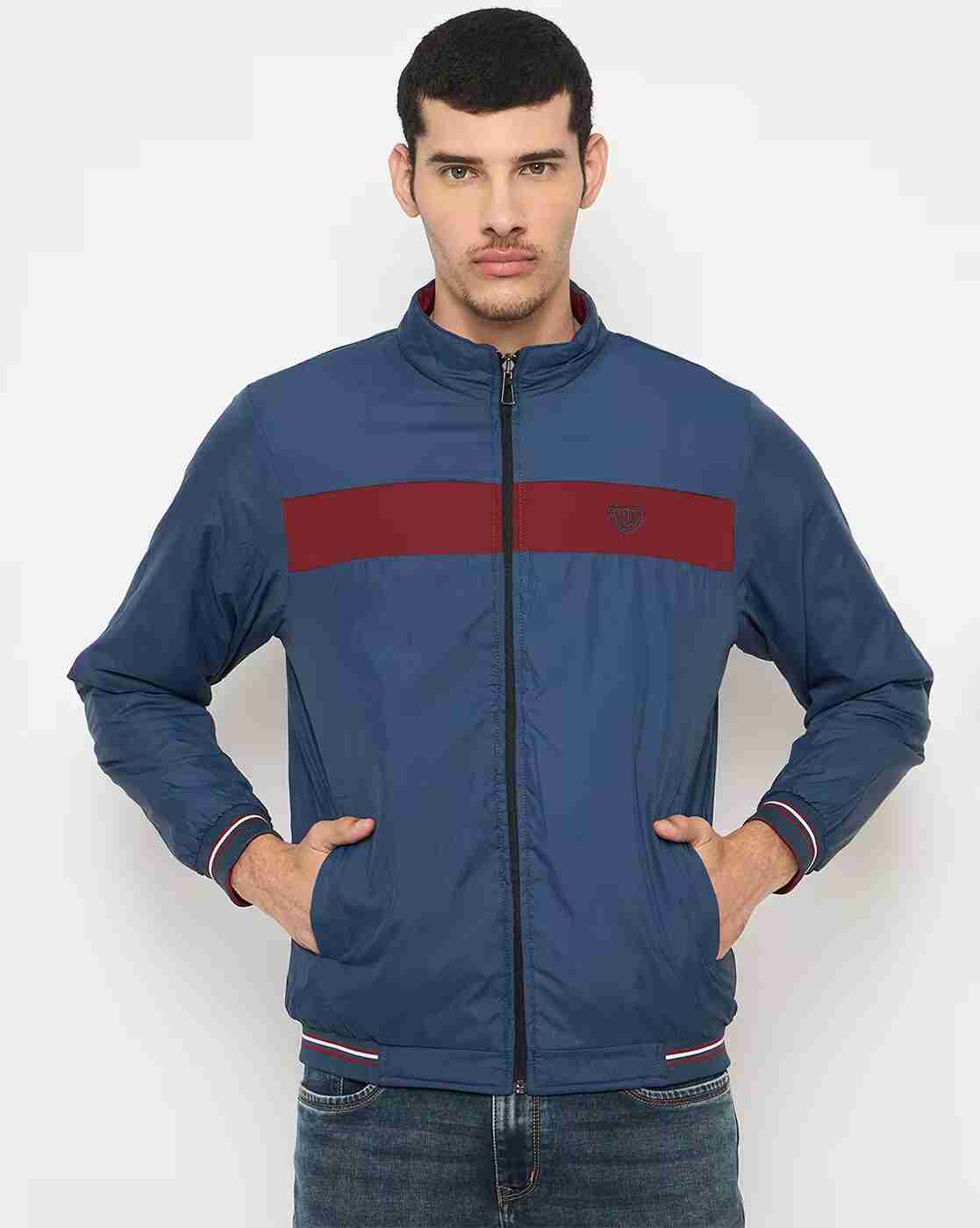 DUKE | Men Slim Fit Zip-Front Bomber Jacket|1