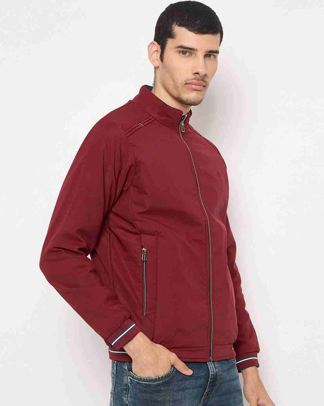 DUKE | Men Slim Fit Zip-Front Bomber Jacket|3