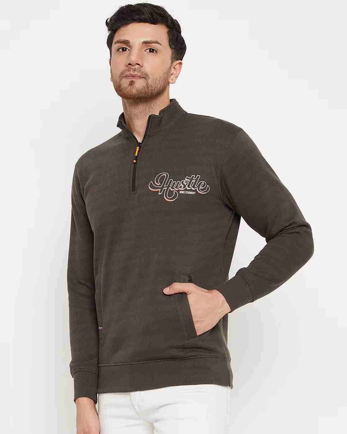 DUKE | Men Striped Regular Fit Sweatshirt|1