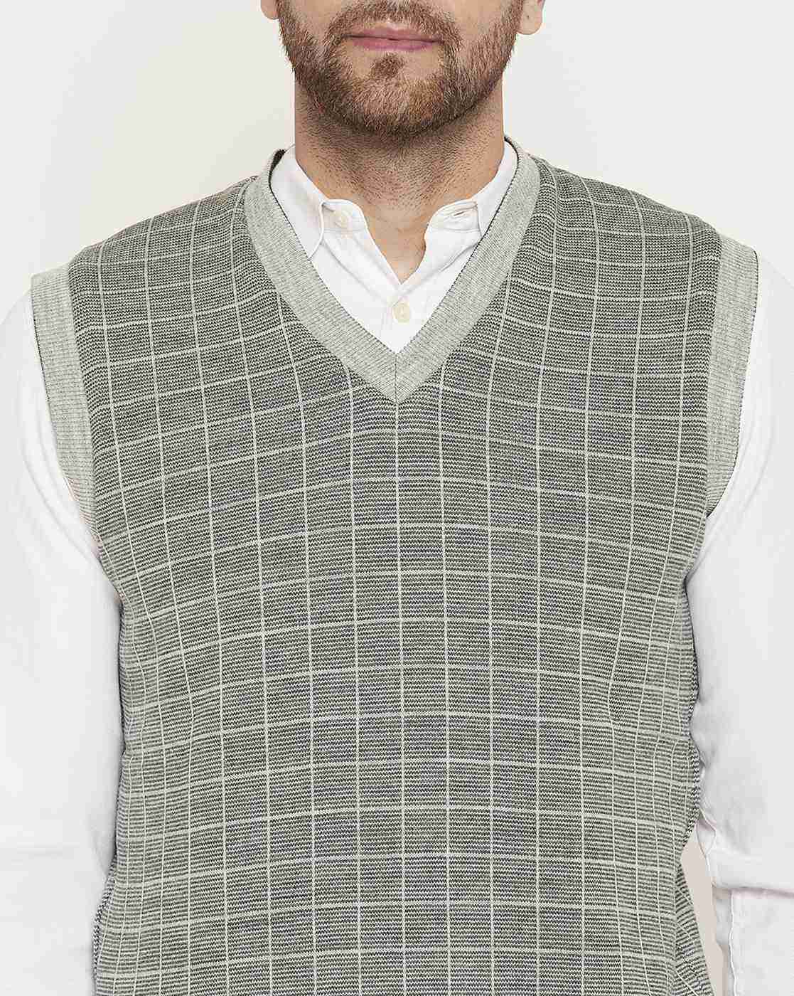 DUKE | Men Geometric Knit Regular Fit Pullover|8
