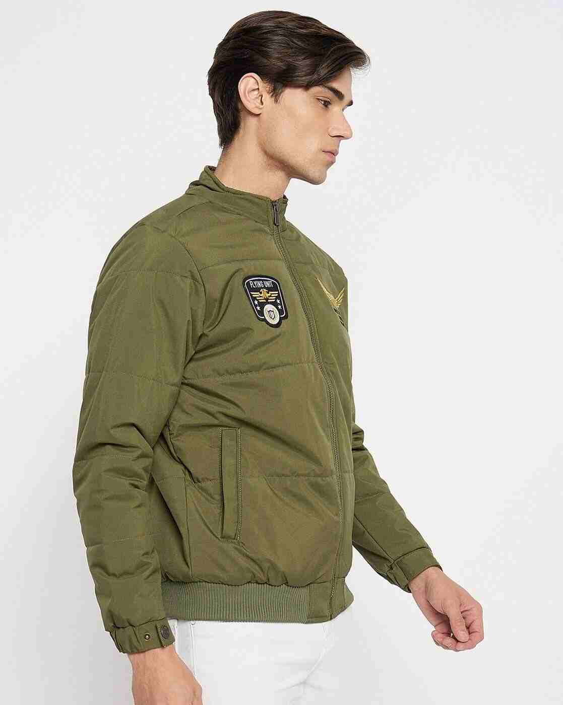 DUKE | Men Embroidered Regular Fit Puffer Jacket|2