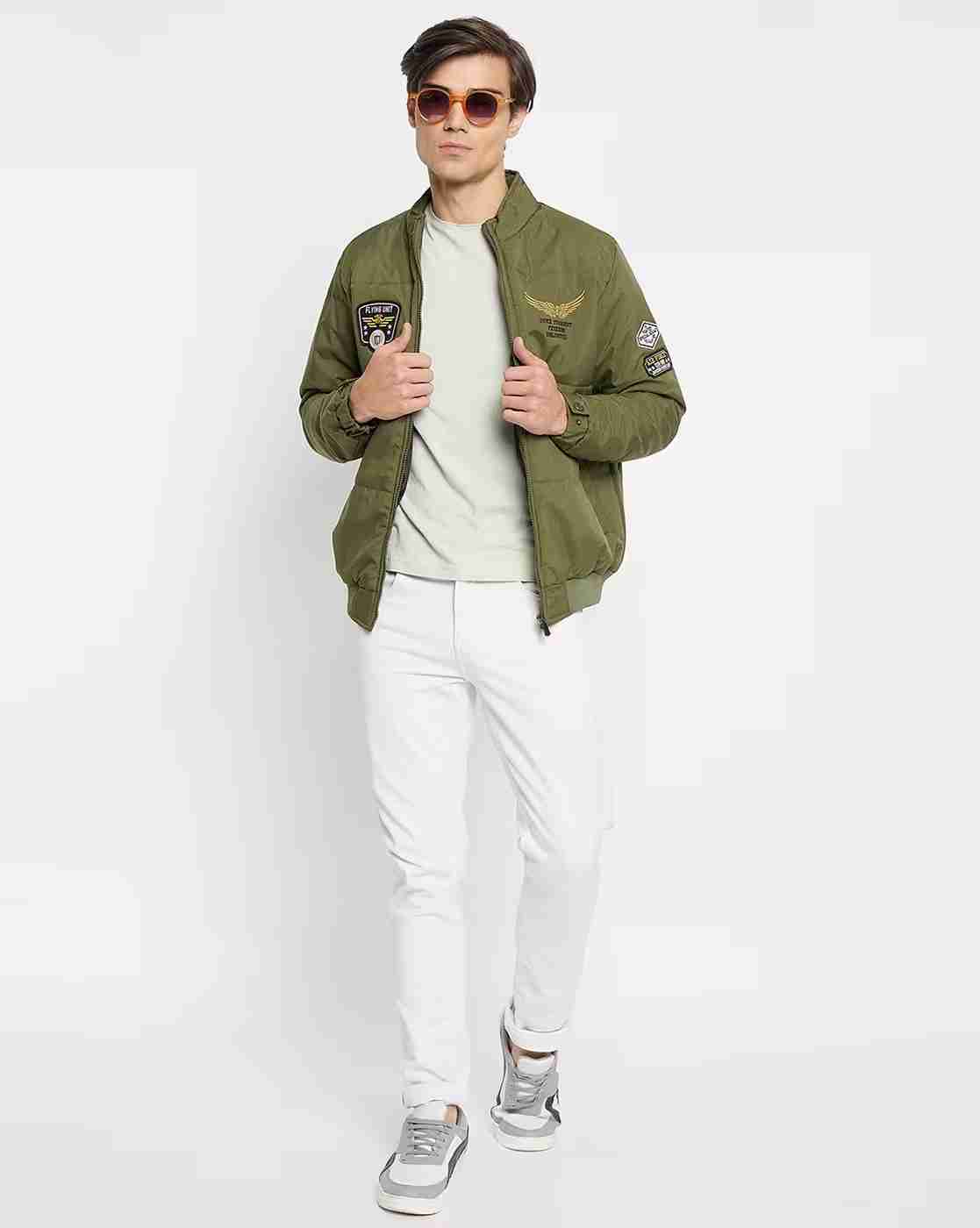 DUKE | Men Embroidered Regular Fit Puffer Jacket|5