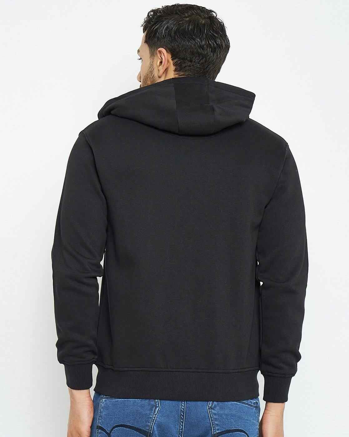 DUKE | Men Slim Fit Hoodie with Split-Kangaroo Pockets|3
