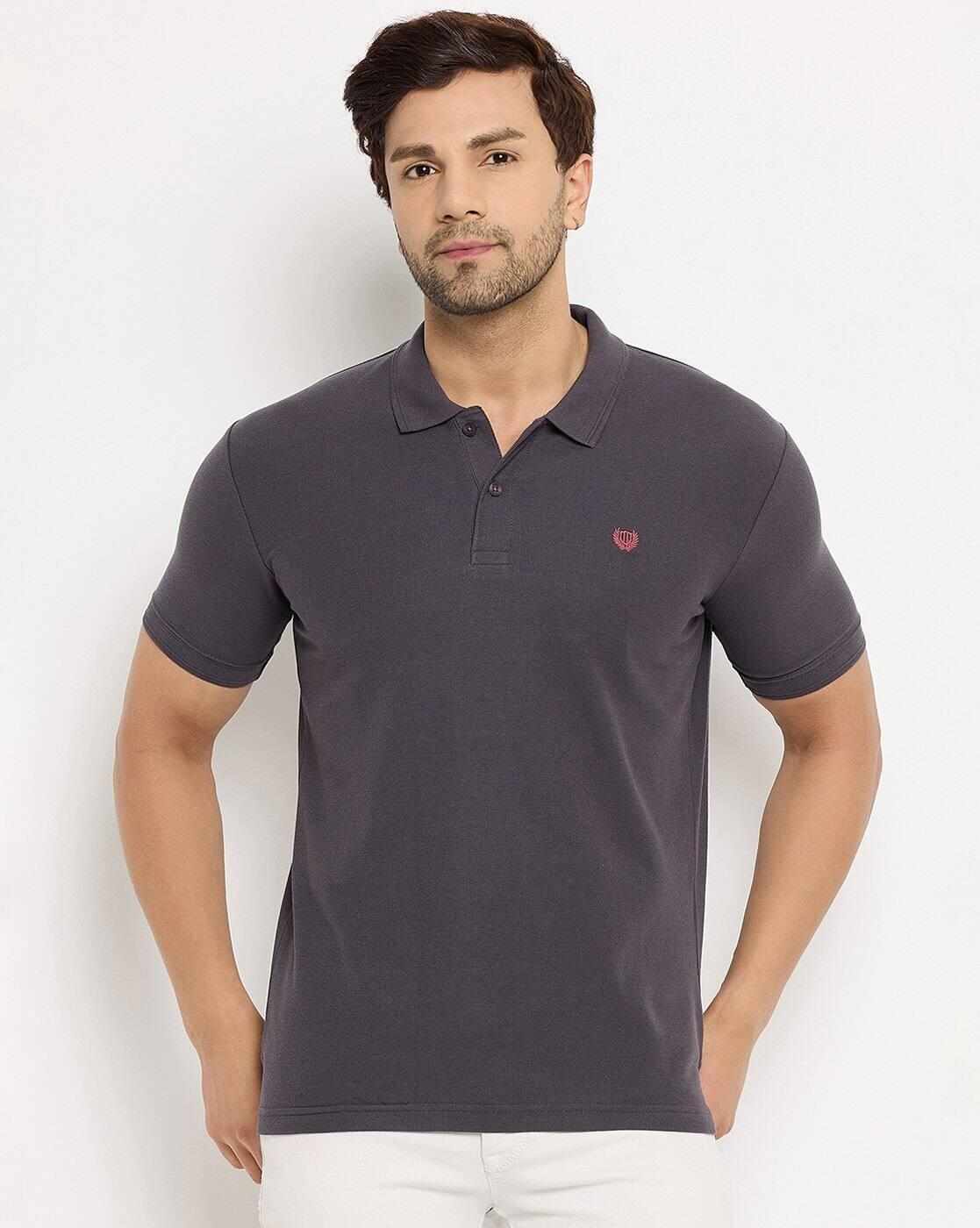 Men Slim Fit Polo T-Shirt