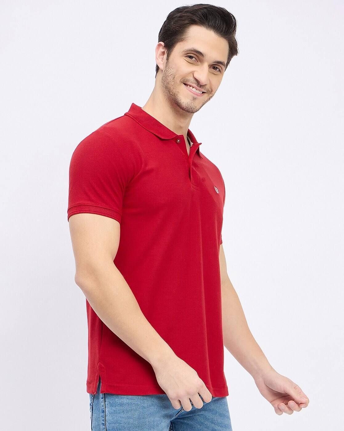 DUKE | Men Slim Fit Polo T-Shirt with Logo Print|2